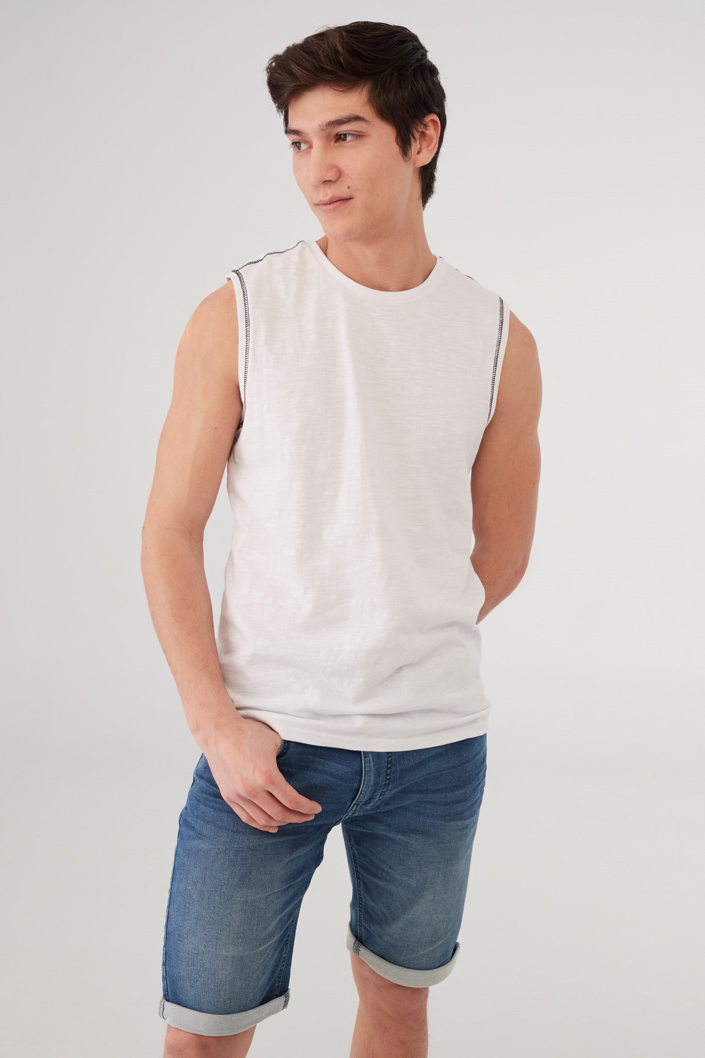 Camisole - Homme && BLANC