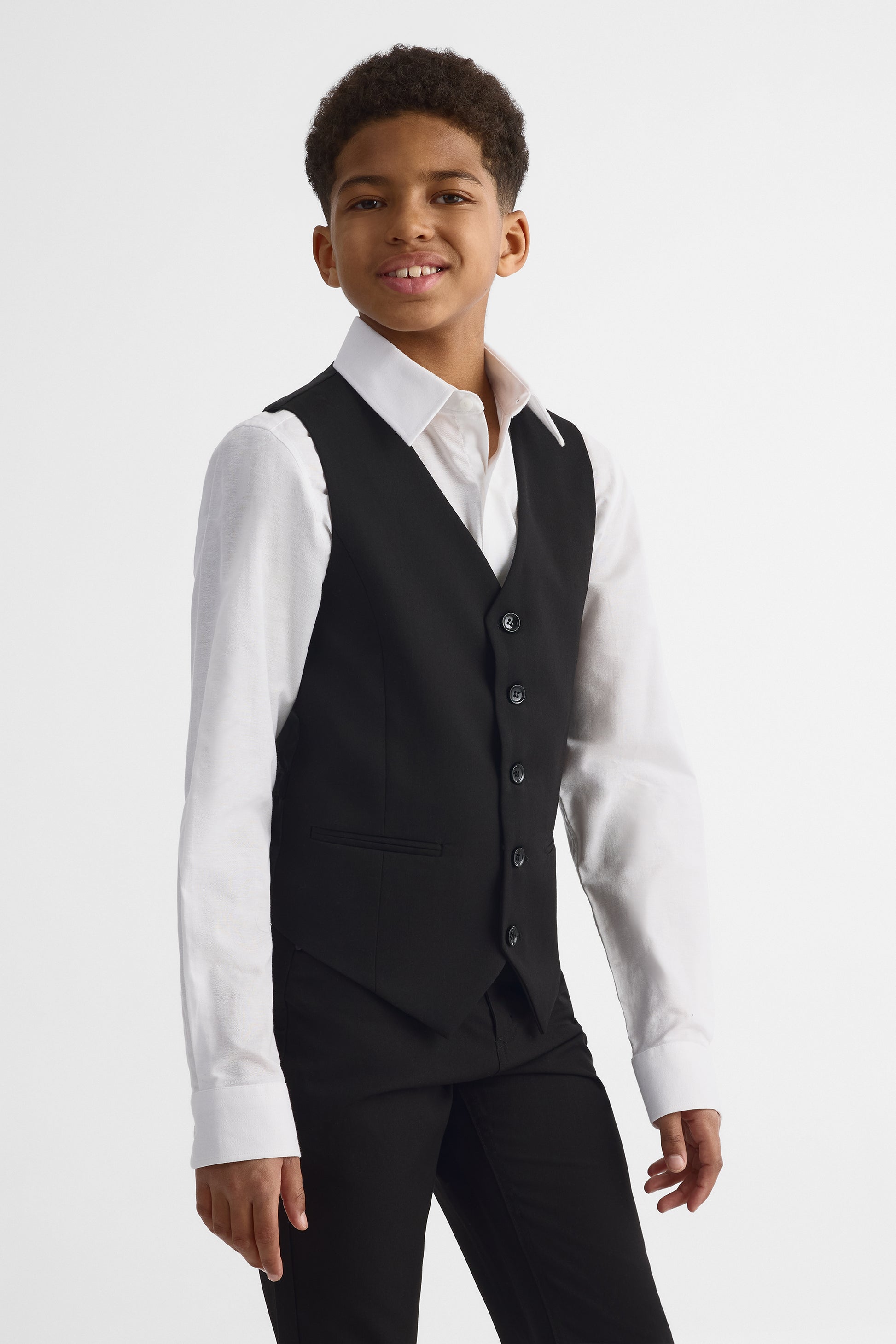Veste sans manches habillé - Ado garçon && NOIR