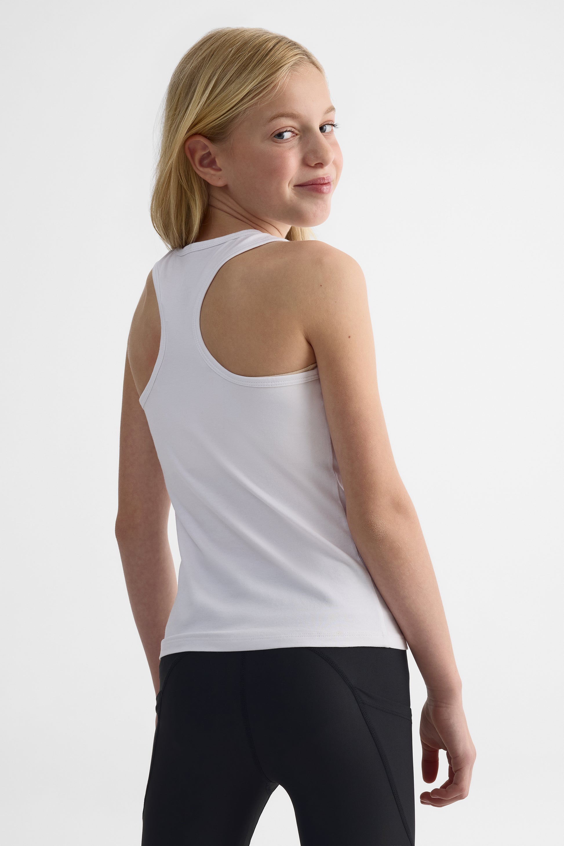 Camisole dos nageur, 2/20$ - Ado fille && BLANC