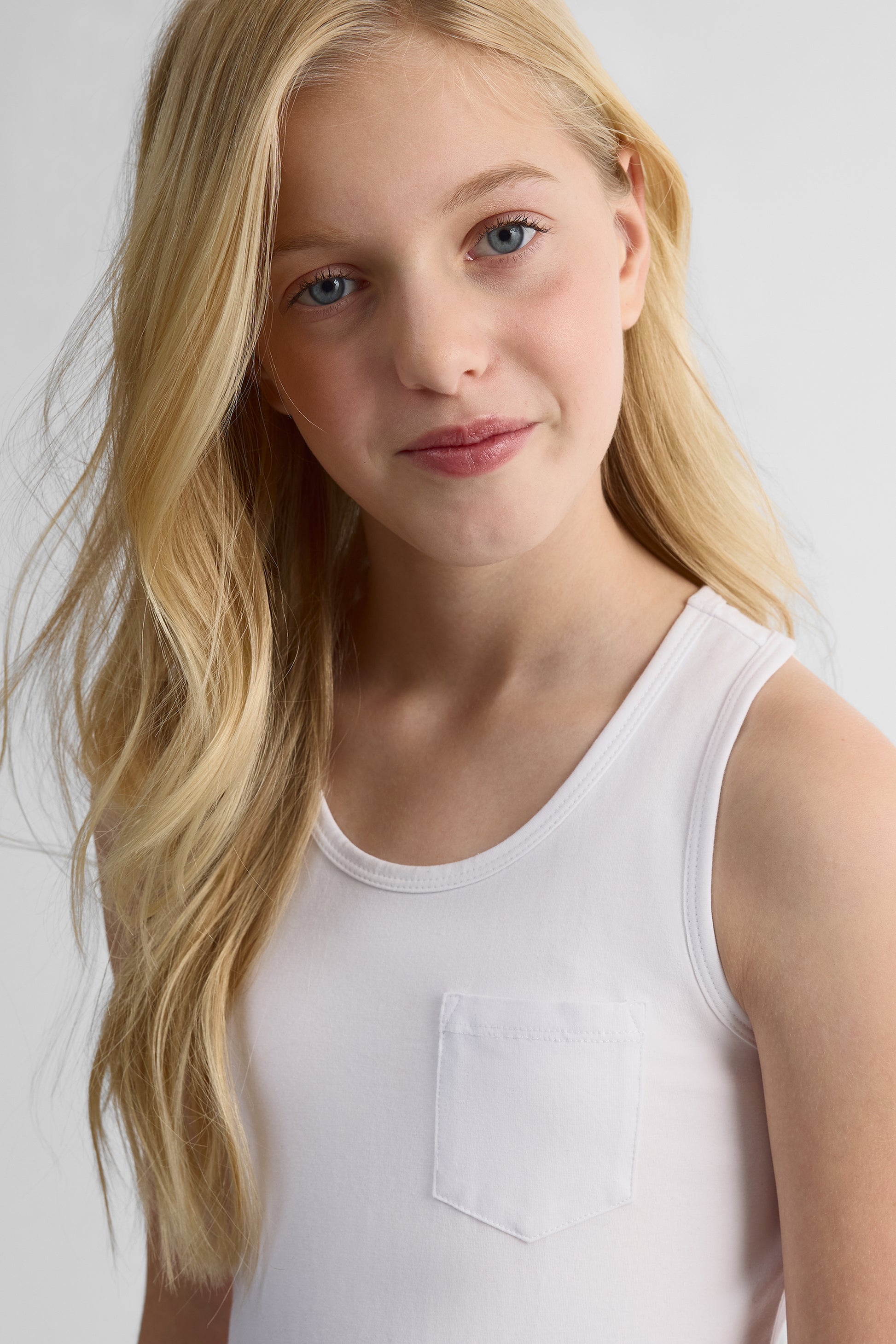 Camisole dos nageur, 2/20$ - Ado fille && BLANC