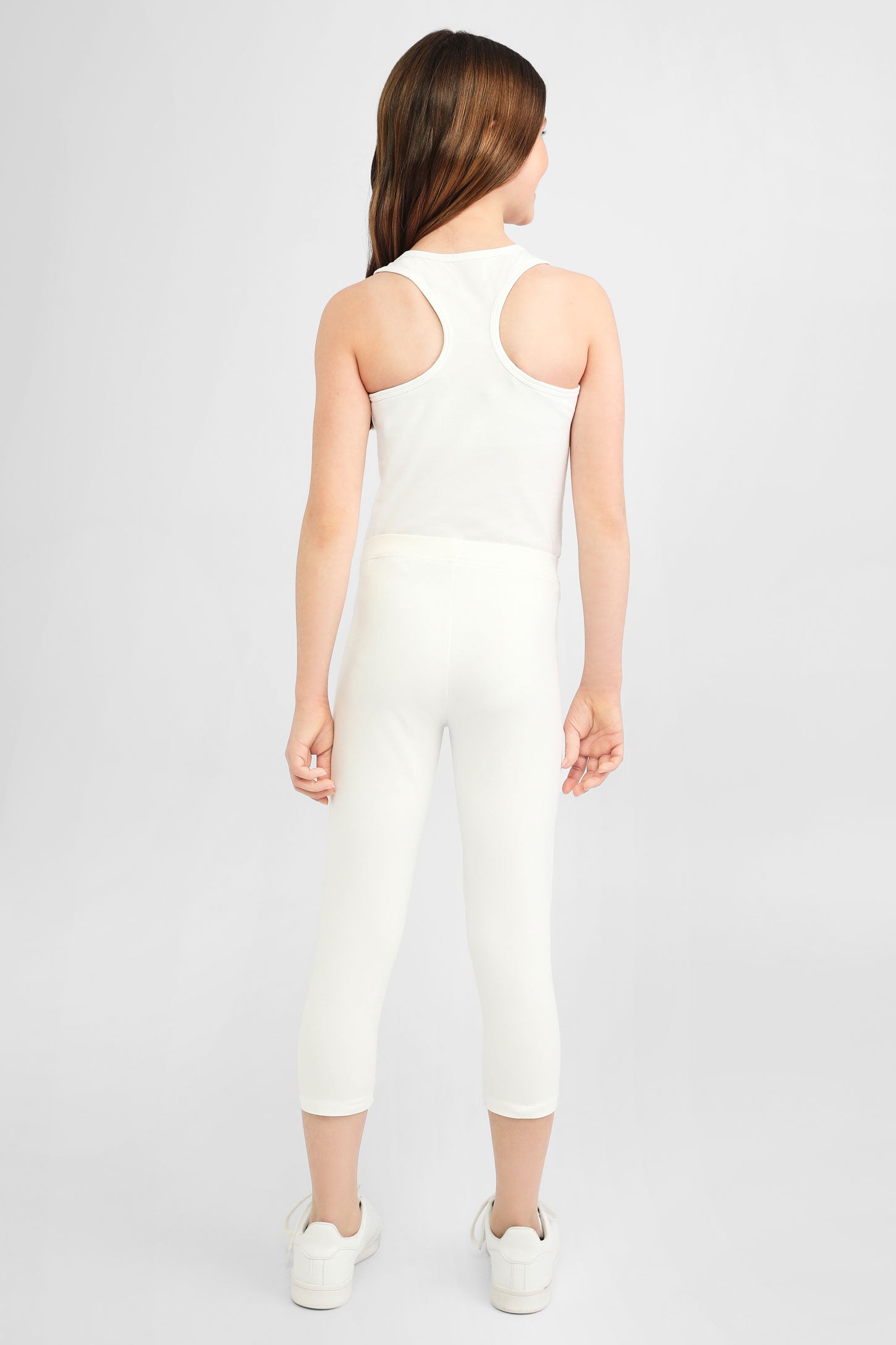 Legging bermuda, 2/25$ - Ado fille && BLANC