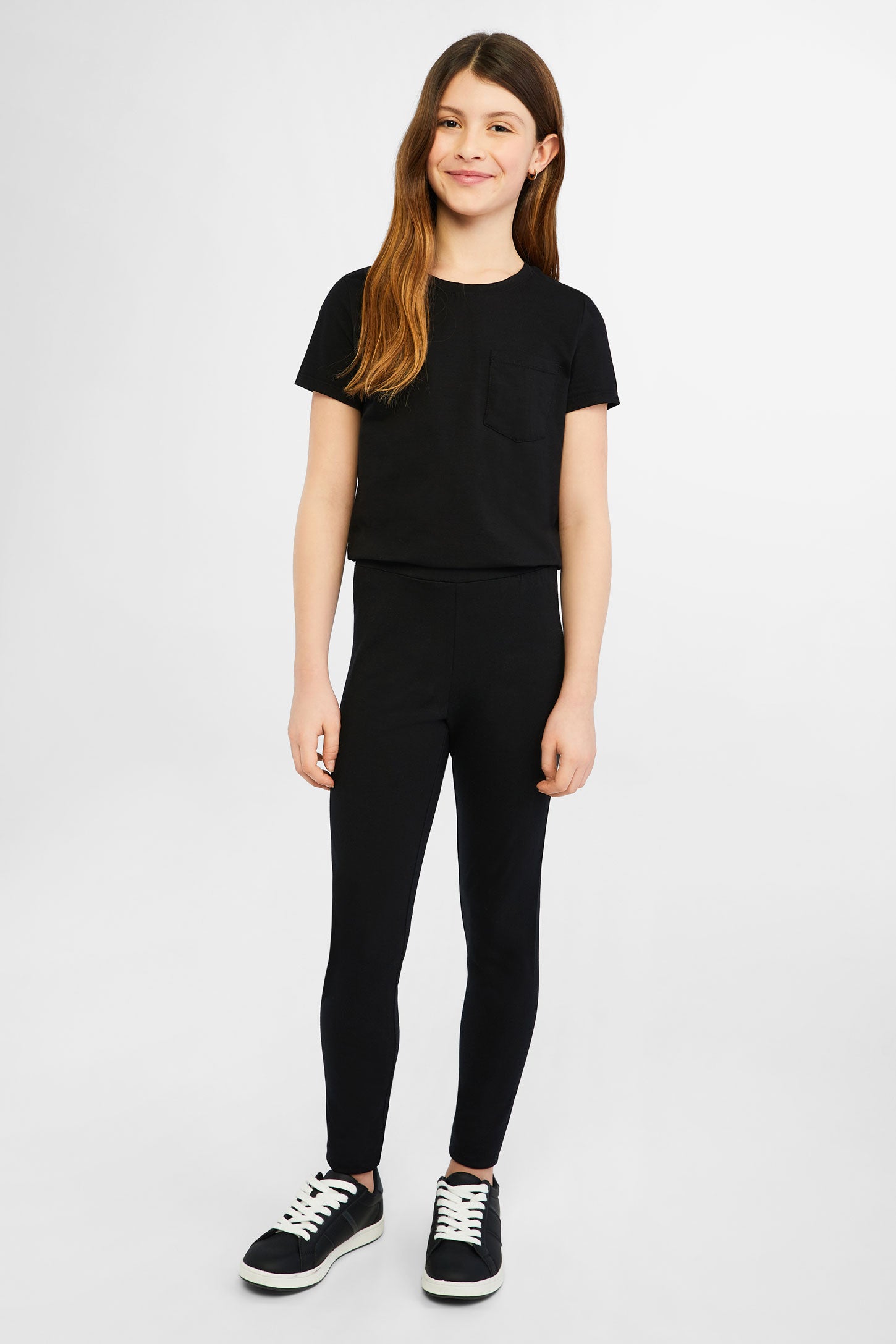 Legging Essentiel En Coton 2 25 Ado Fille Aubainerie legging-essentiel-en-coton-2-25-ado-fille-aubainerie