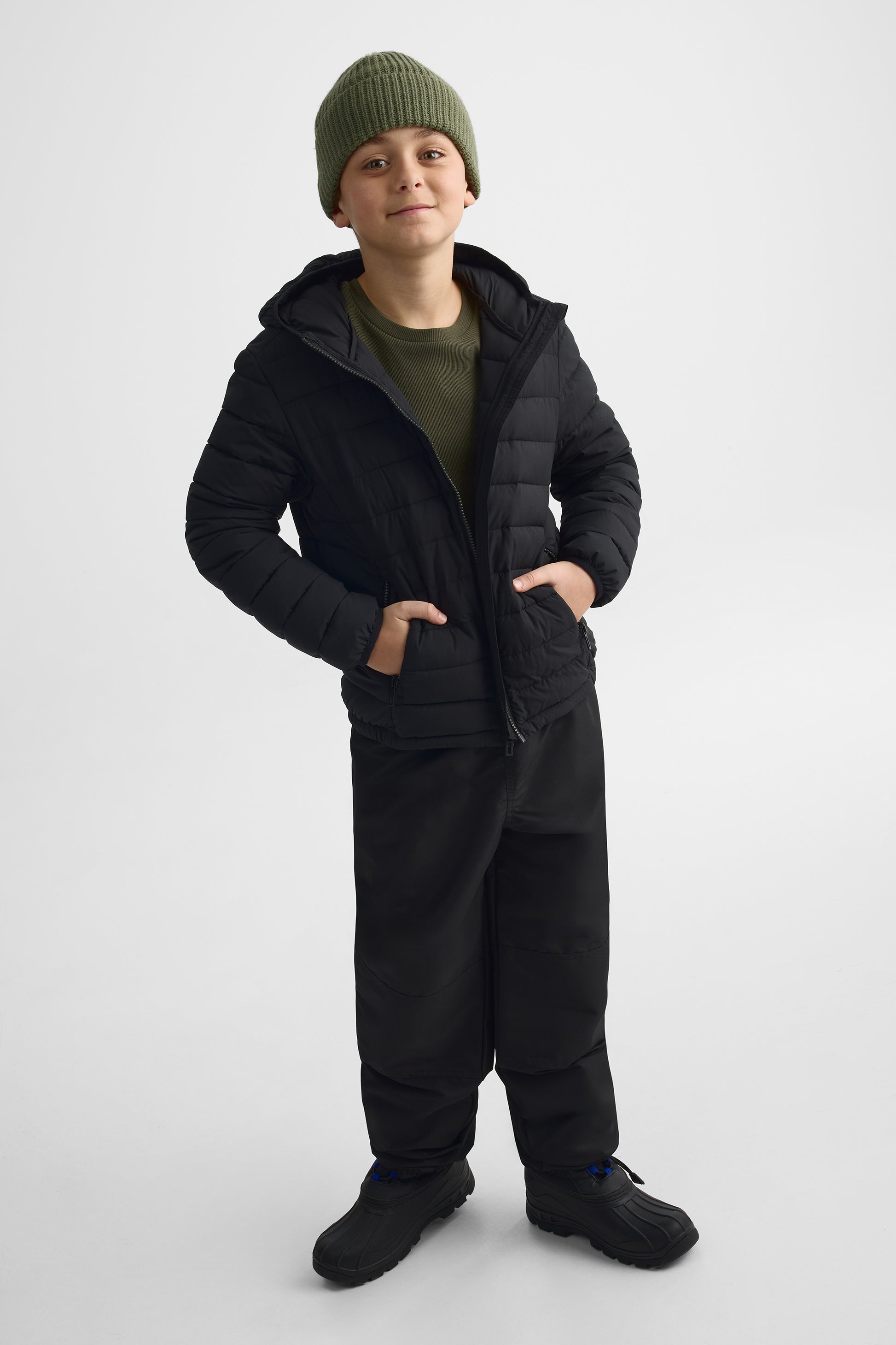 Pantalon d'extérieur mi-saison non doublé - Ado && NOIR