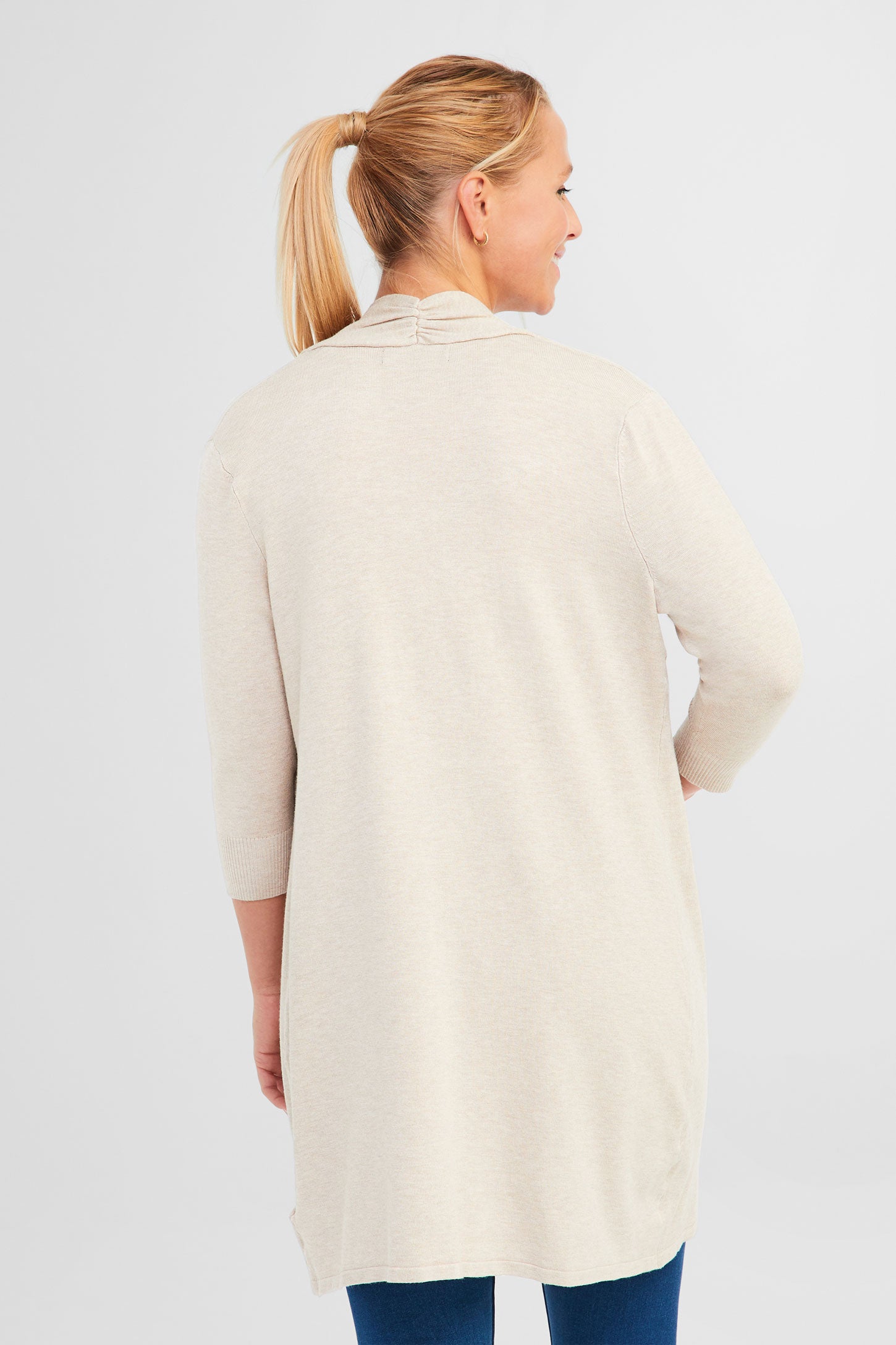 Cardigan long - Femme && OATMEAL