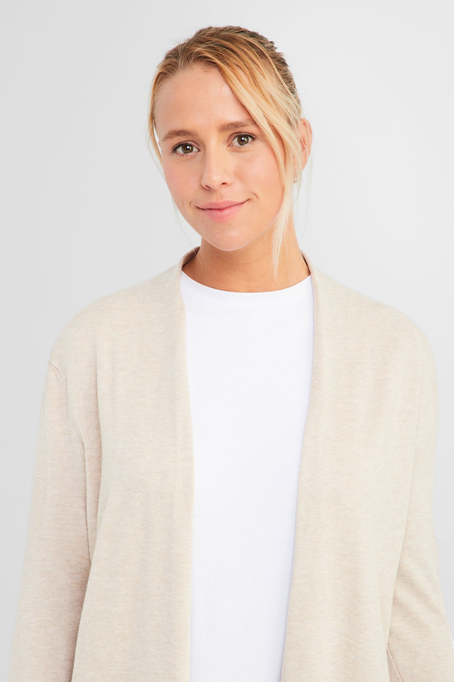Cardigan long - Femme && OATMEAL