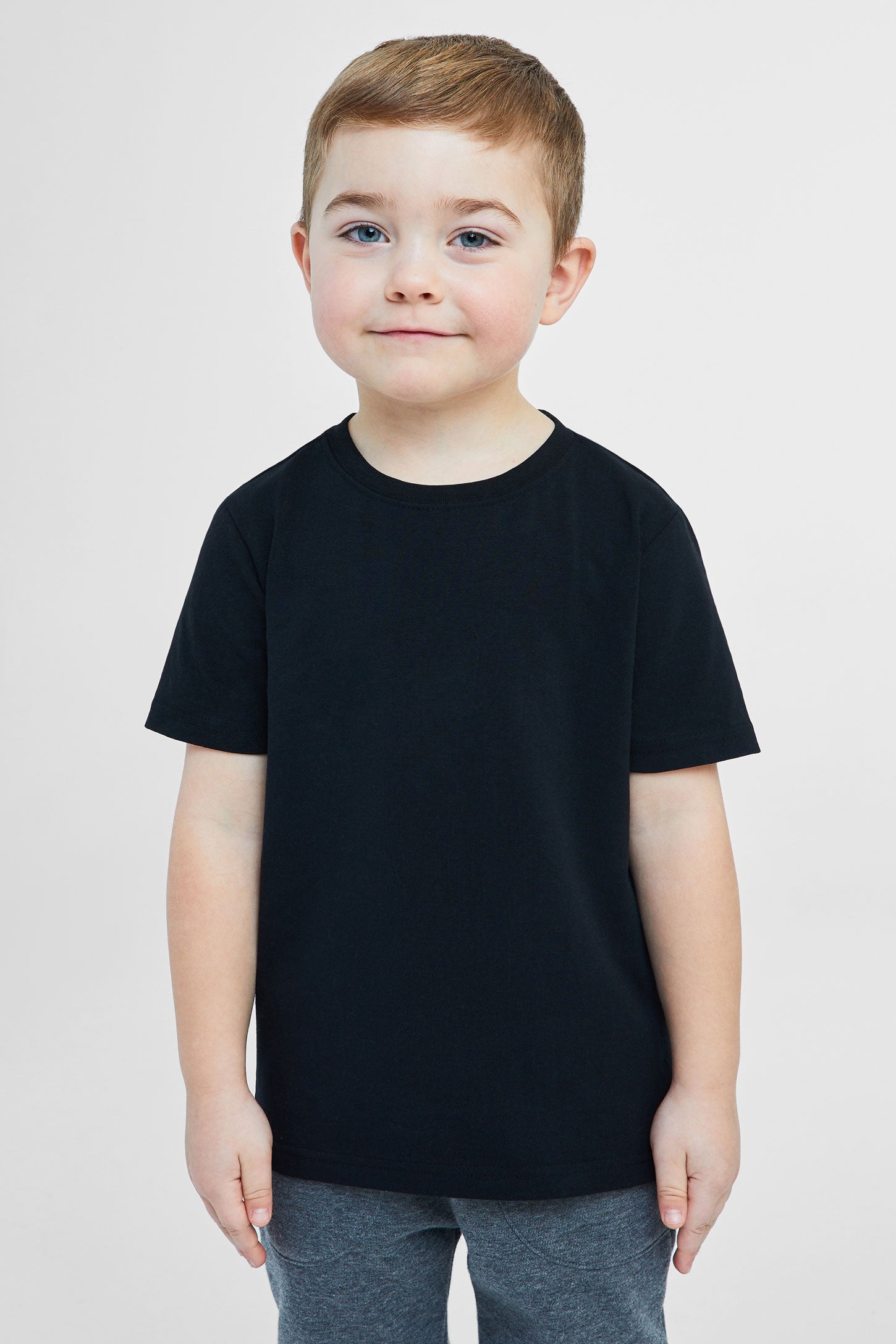 T-shirt essentiel, 2/20$ - Enfant garçon && NOIR