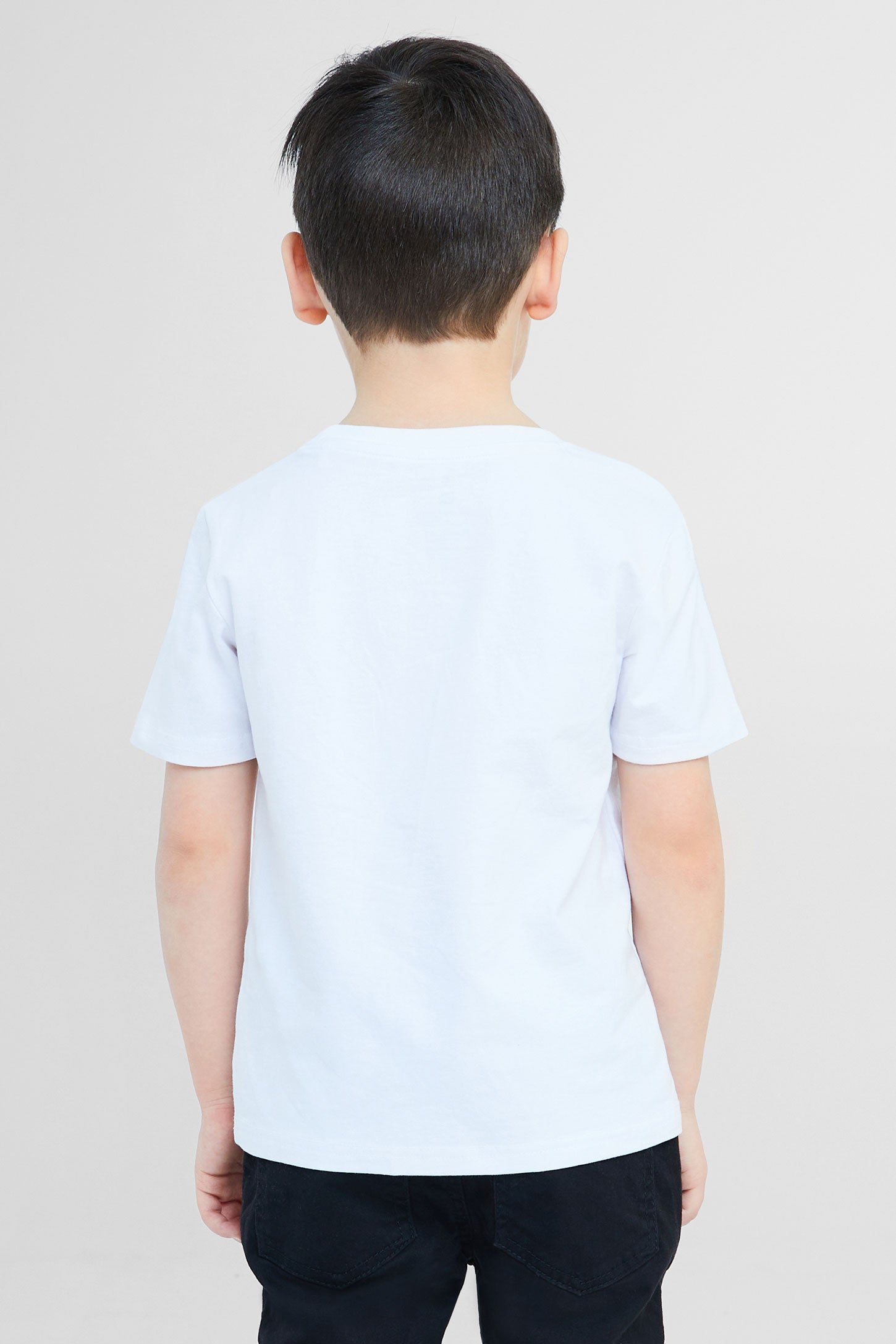 T-shirt essentiel, 2/20$ - Enfant garçon && BLANC
