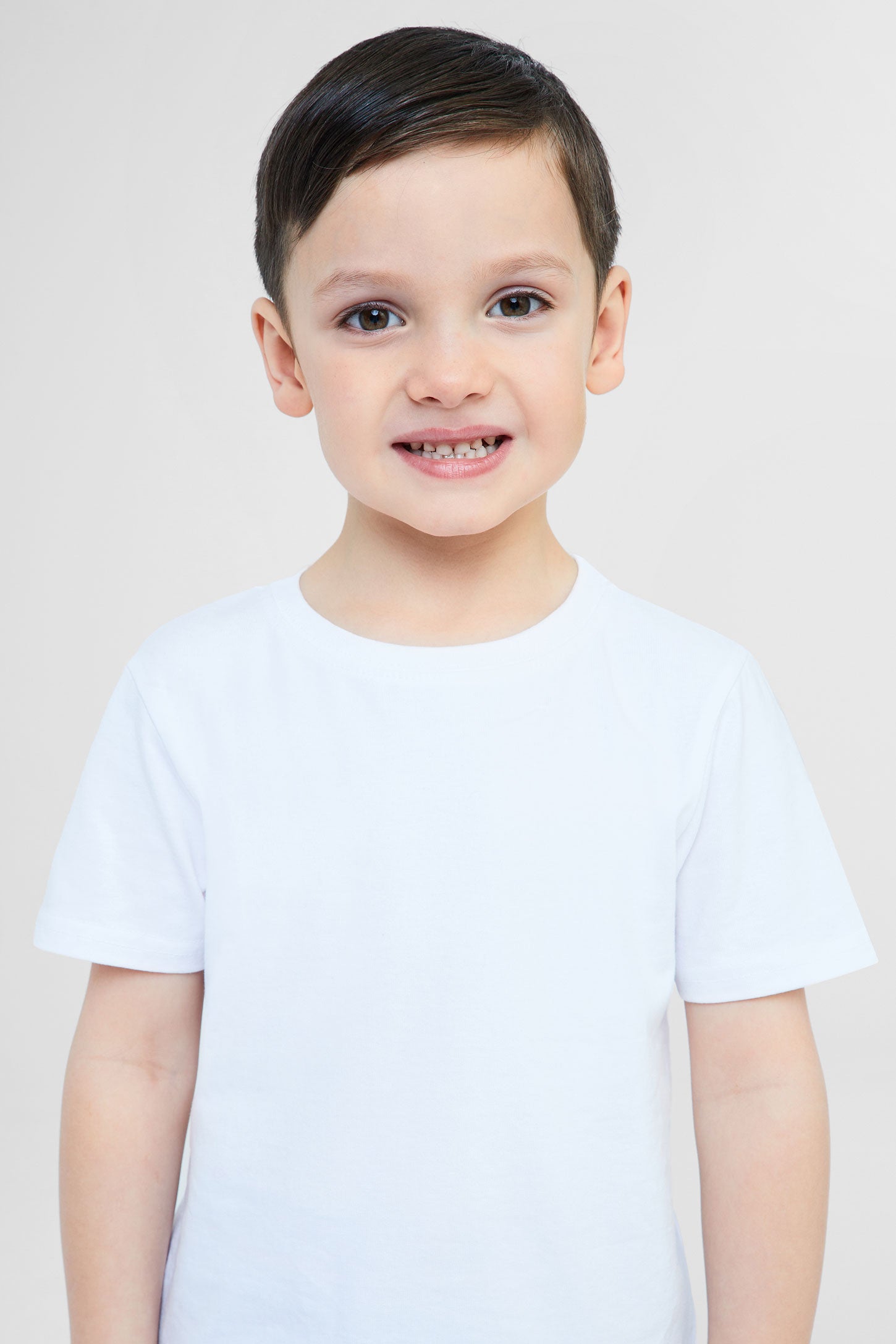 T-shirt essentiel, 2/20$ - Enfant garçon && BLANC