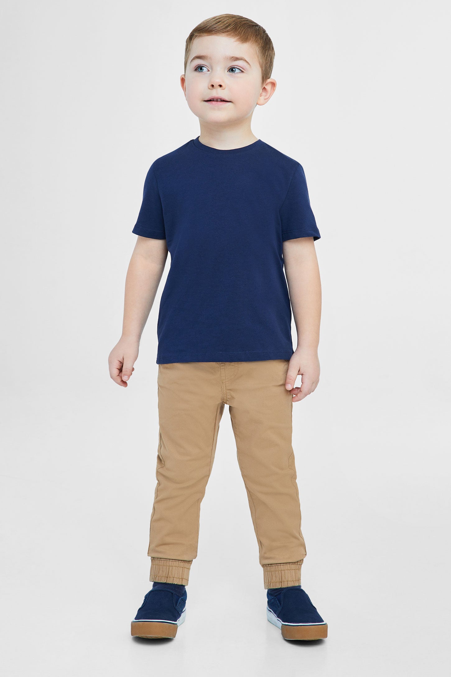 T-shirt essentiel, 2/20$ - Enfant garçon && MARIN