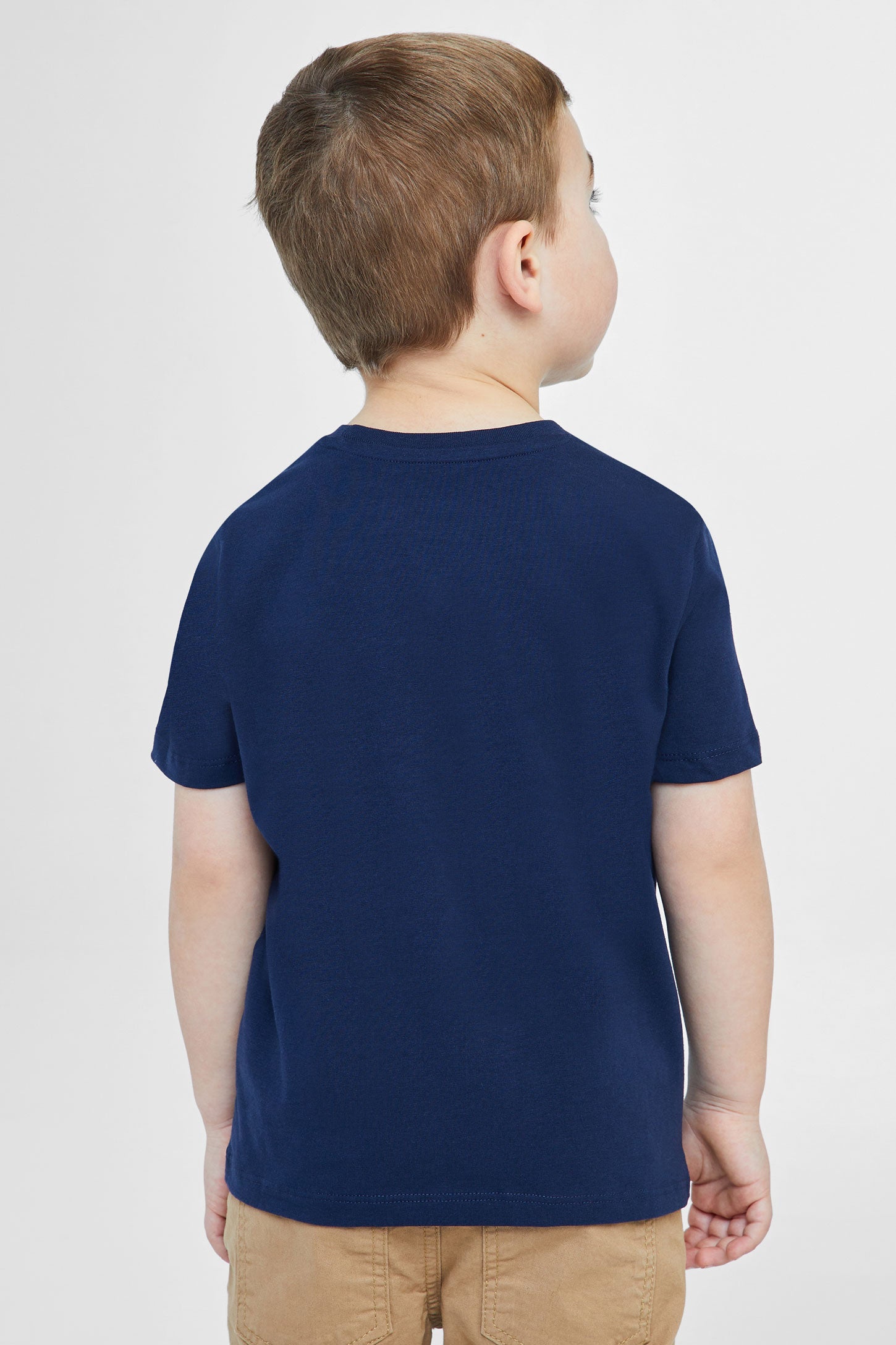 T-shirt essentiel, 2/20$ - Enfant garçon && MARIN