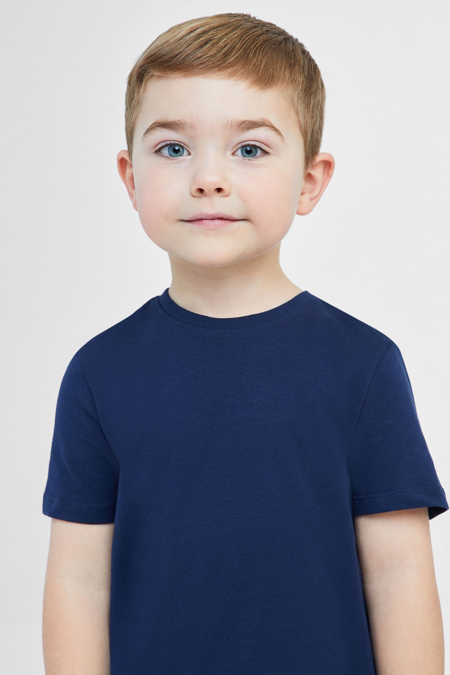 T-shirt essentiel, 2/20$ - Enfant garçon && MARIN