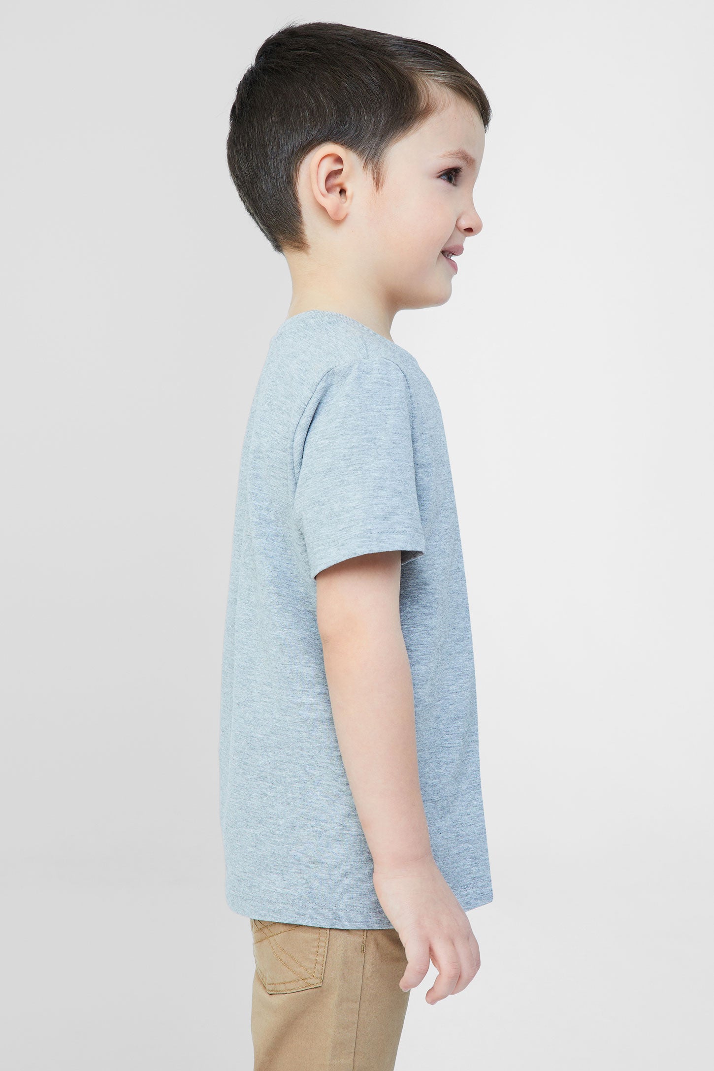 T-shirt essentiel, 2/20$ - Enfant garçon && GRIS MIXTE