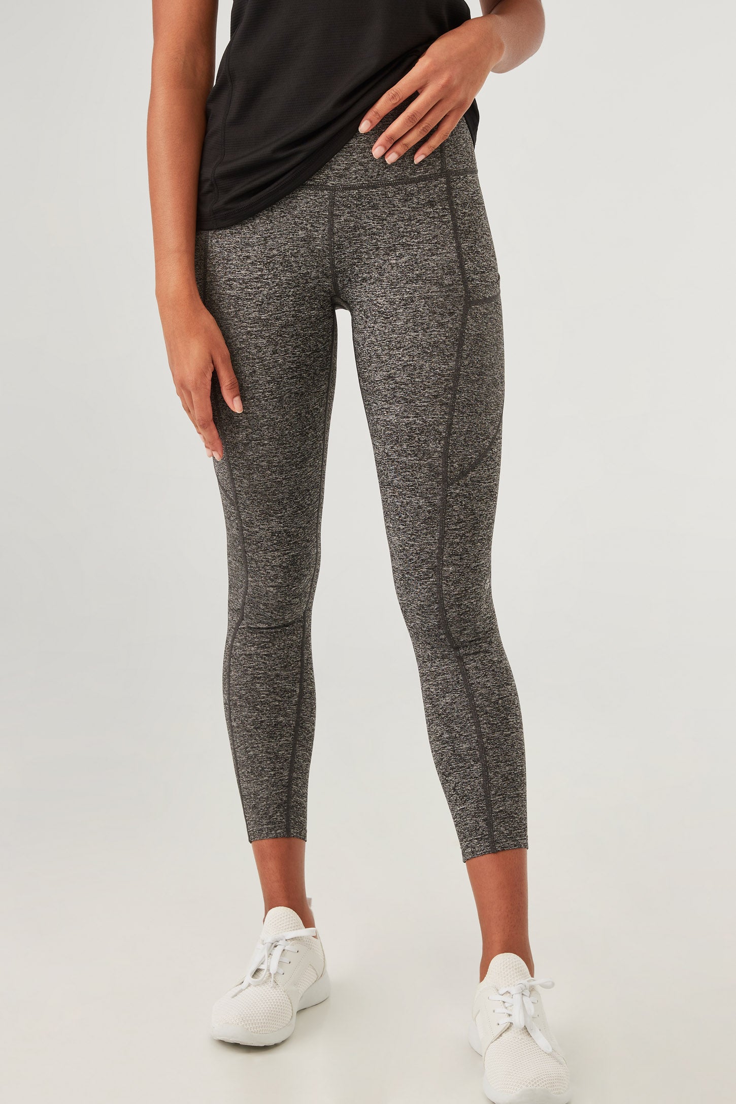 Legging athlétique taille haute 25'', Flex - Femme && CHARBON MIXTE