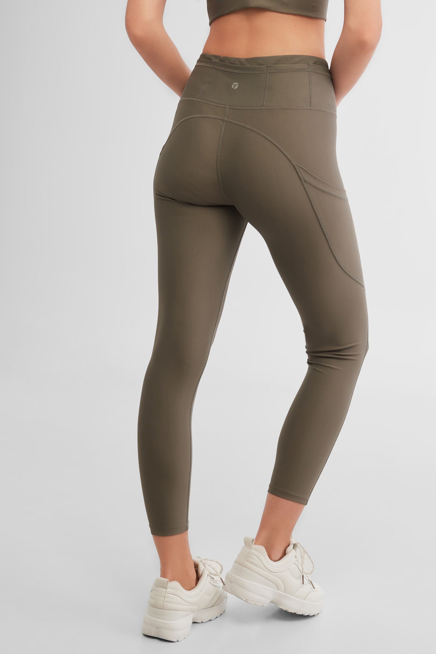 Legging athlétique taille haute 25'', Flex - Femme && KAKI