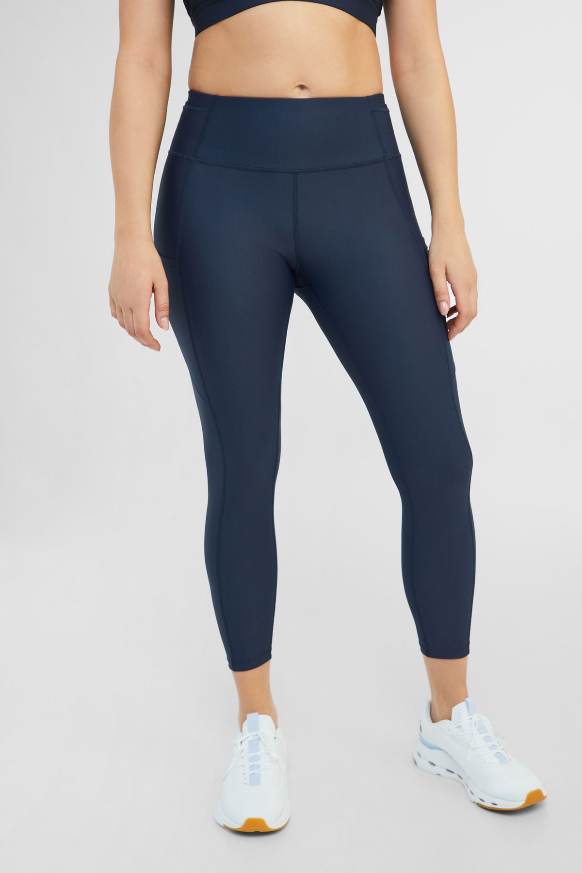 Legging athlétique taille haute 25'', Flex - Femme && MARIN