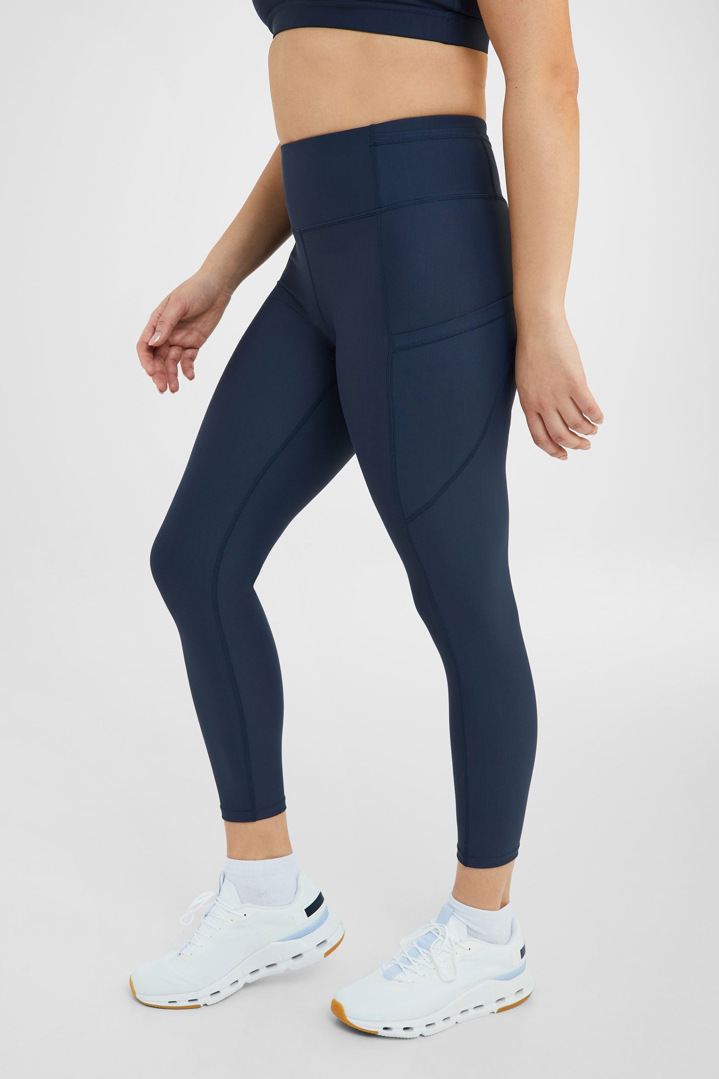 Legging athlétique taille haute 25'', Flex - Femme && MARIN