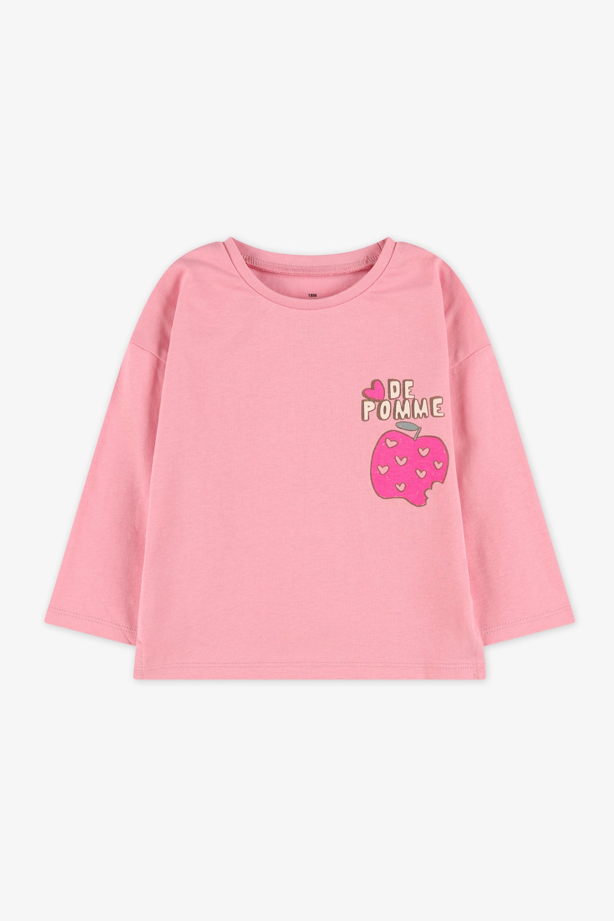 Chandail léger - Bébé fille && ROSE FONCE