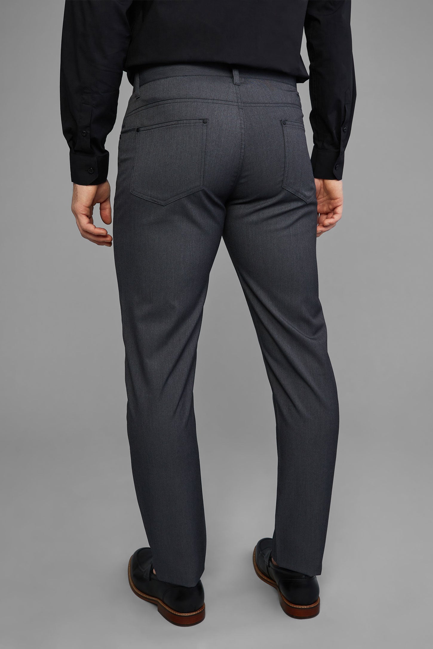 Pantalon habillé 5 poches - Homme && GRIS