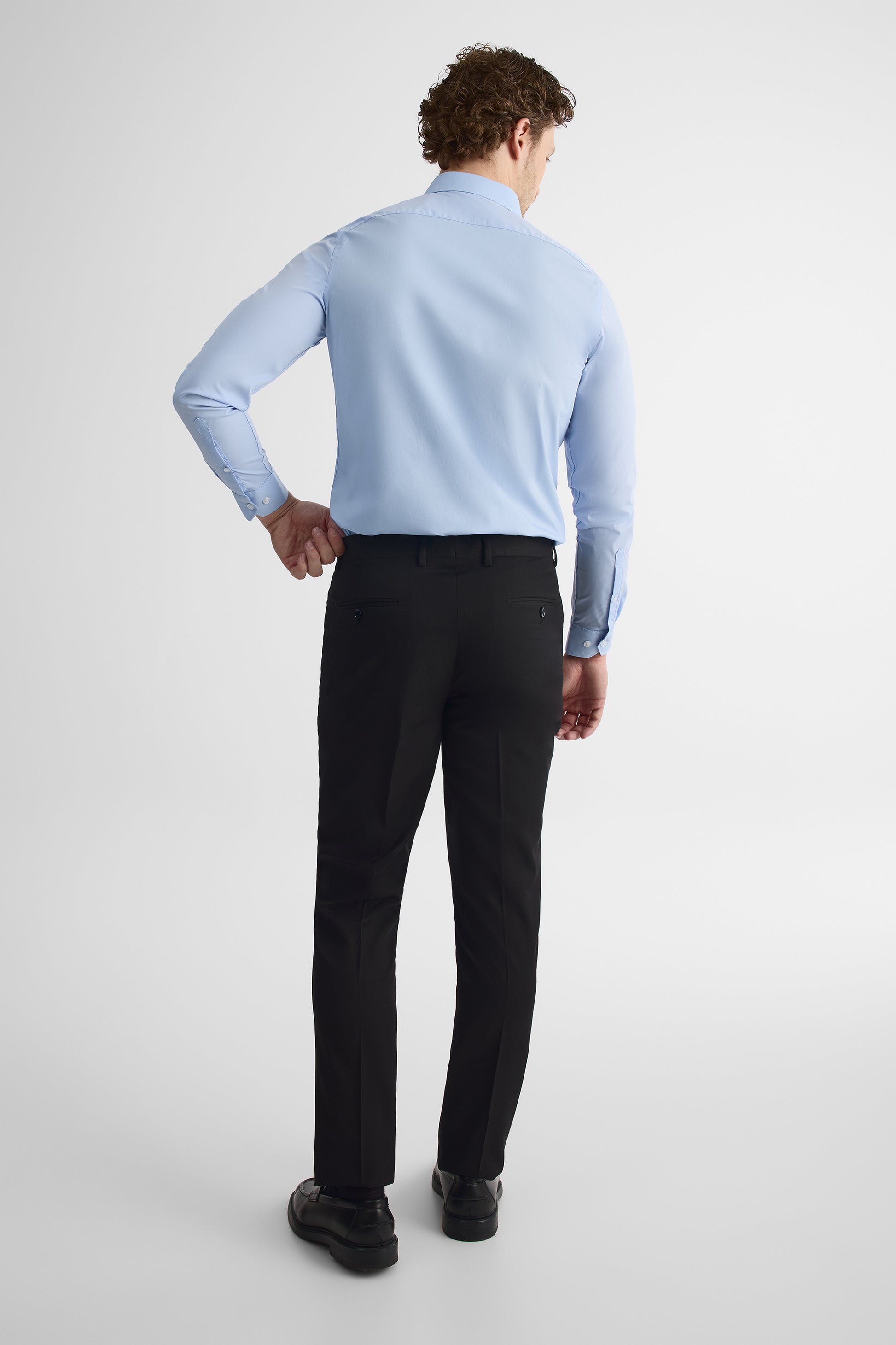 Pantalon coupe ajustée - Homme && NOIR