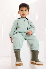 Habit de pluie 1-pièce mi-saison - Bébé garçon && VERT PALE