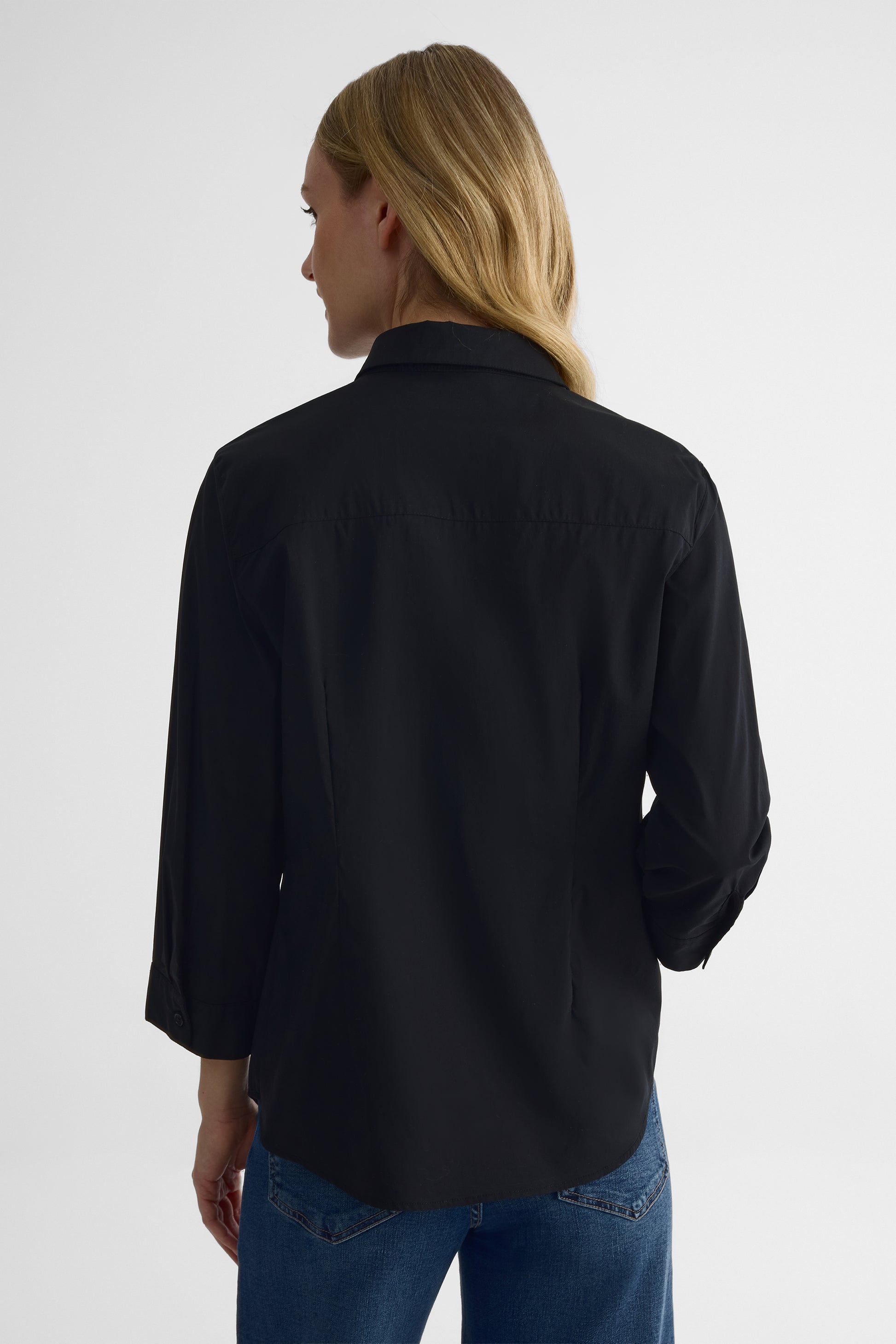 Blouse à manches longues - Femme && NOIR