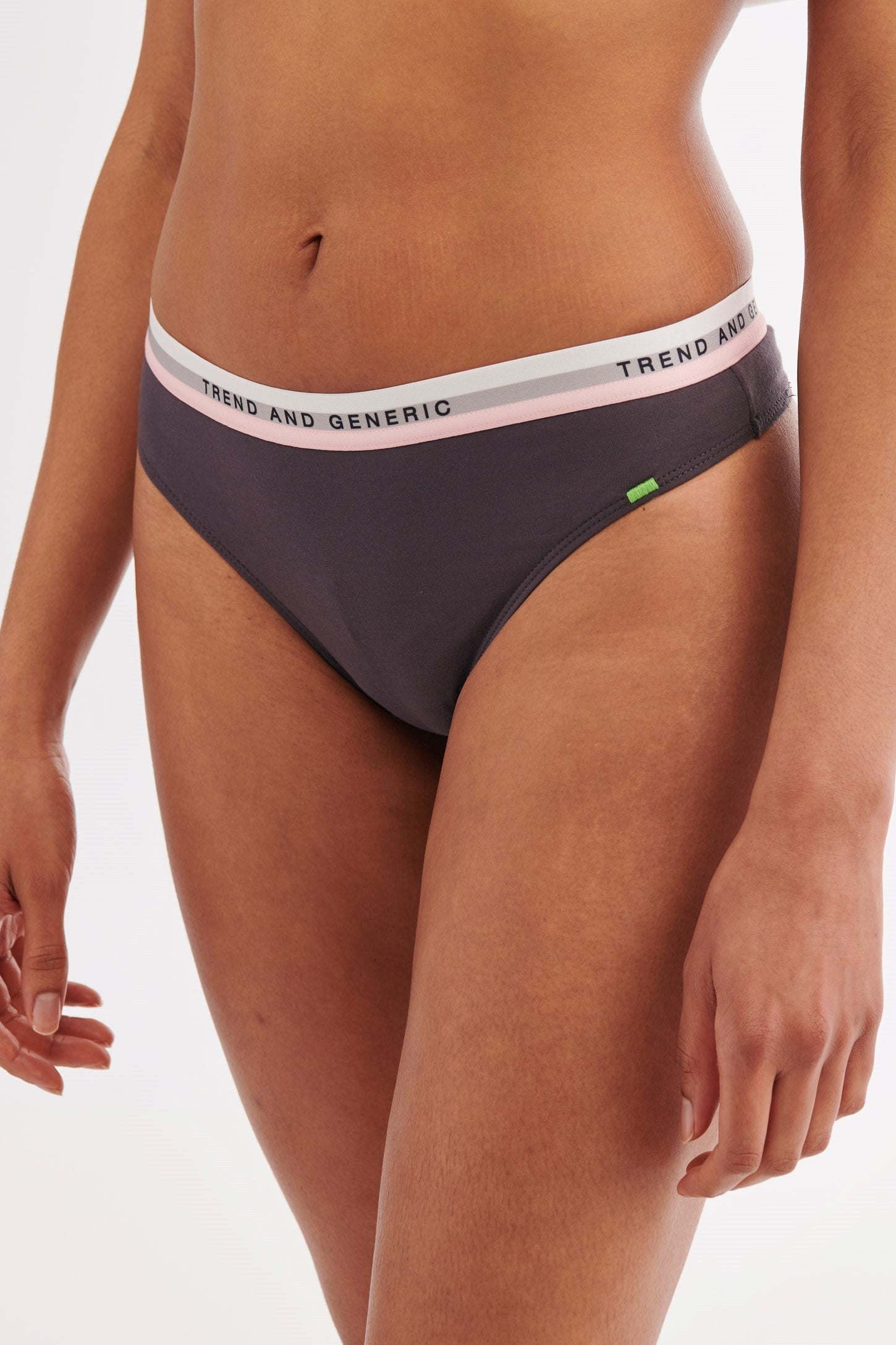 Culotte en coton, 3/30$ - Femme && GRIS ACIER