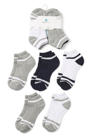 Lot de 5 paires de chaussettes cheville - Ado fille && MARIN