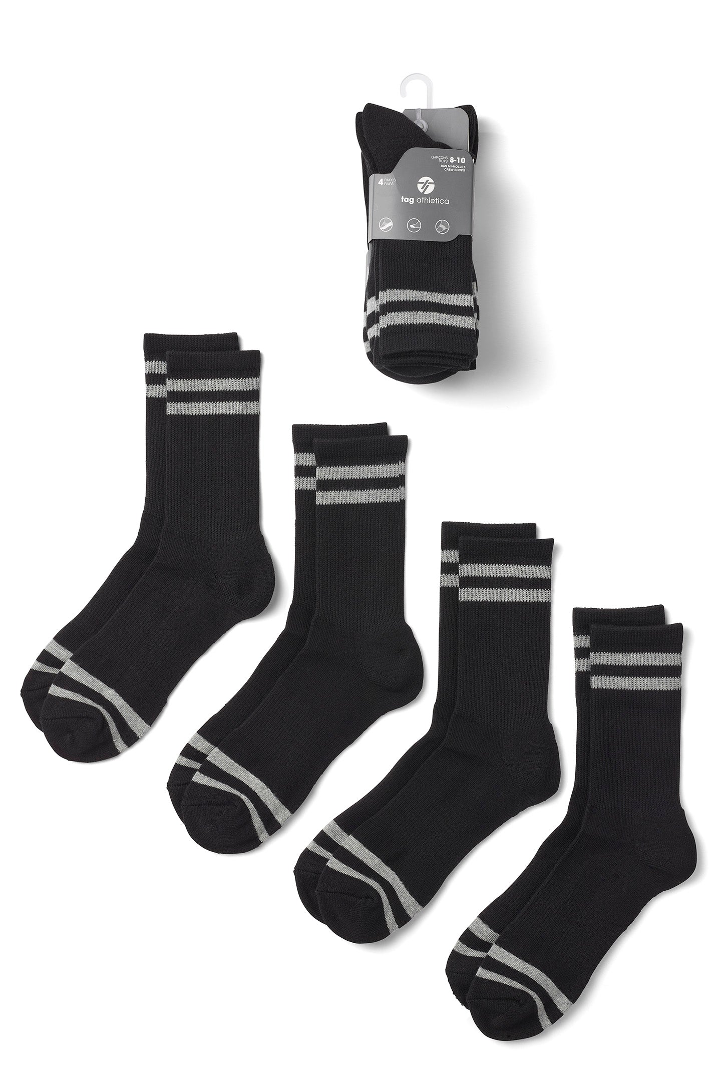 Paquet de 4 paires de chaussettes - Ado garçon && COULEUR 3