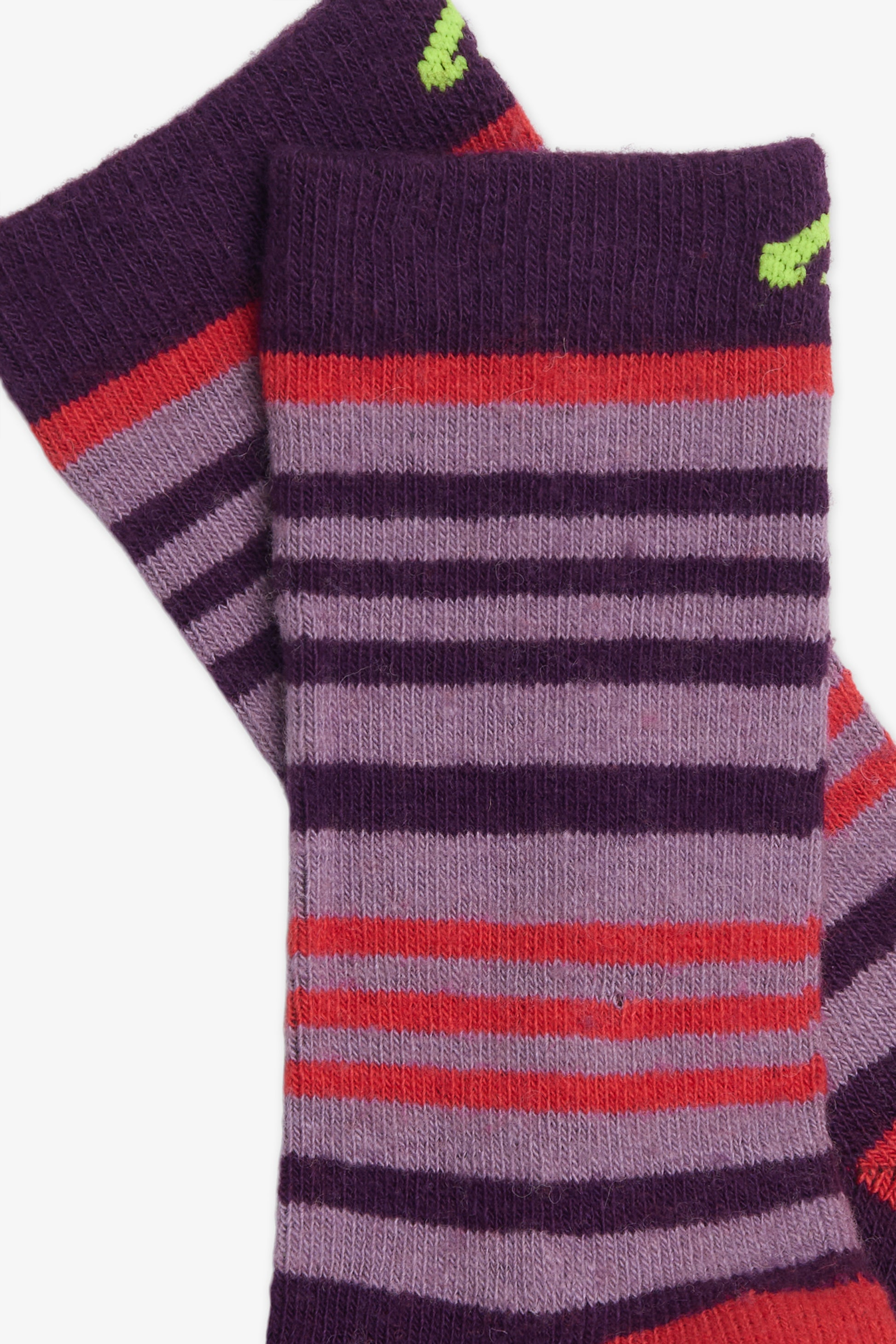 Chaussettes en mérinos BM - Ado fille && LAVANDE