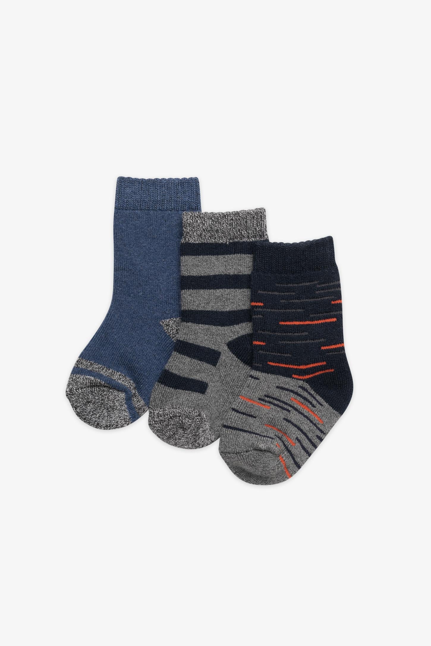 Lot de 3 paires de chaussettes thermales - Bébé garçon && COULEUR 1
