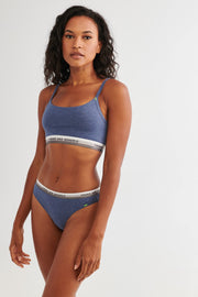 Bralette réversible en coton Pima - Femme && DENIM