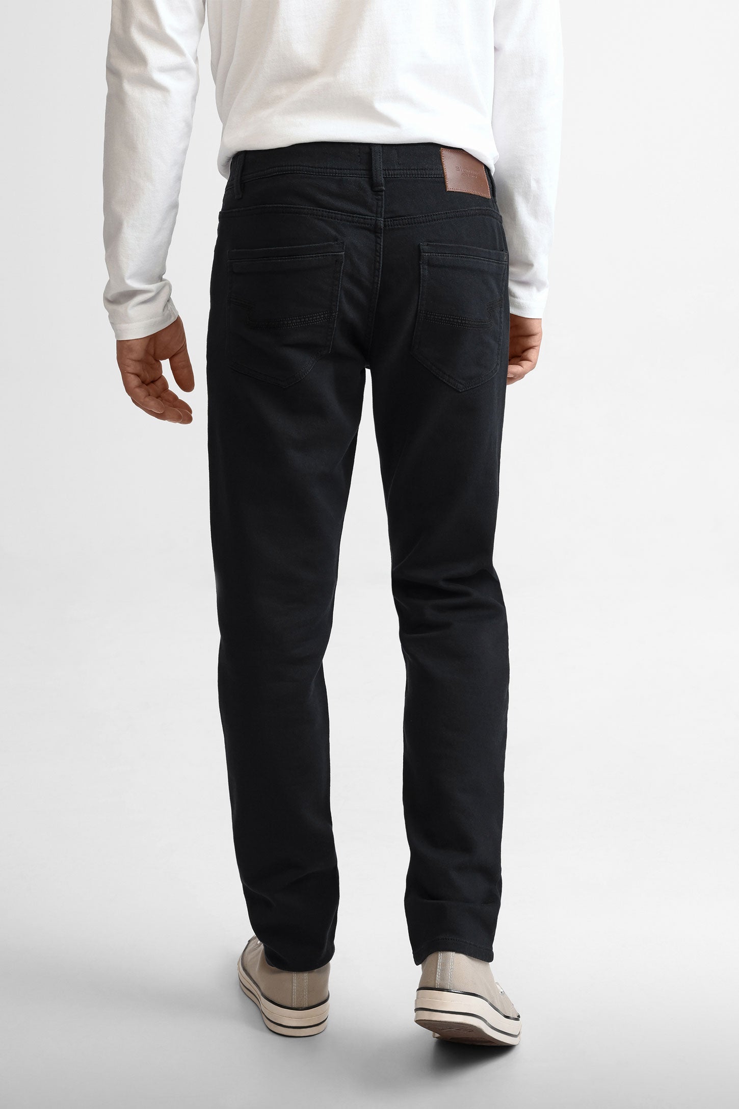 Pantalon en twill - Homme && NOIR