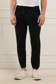 Pantalon jogger en twill - Homme && NOIR