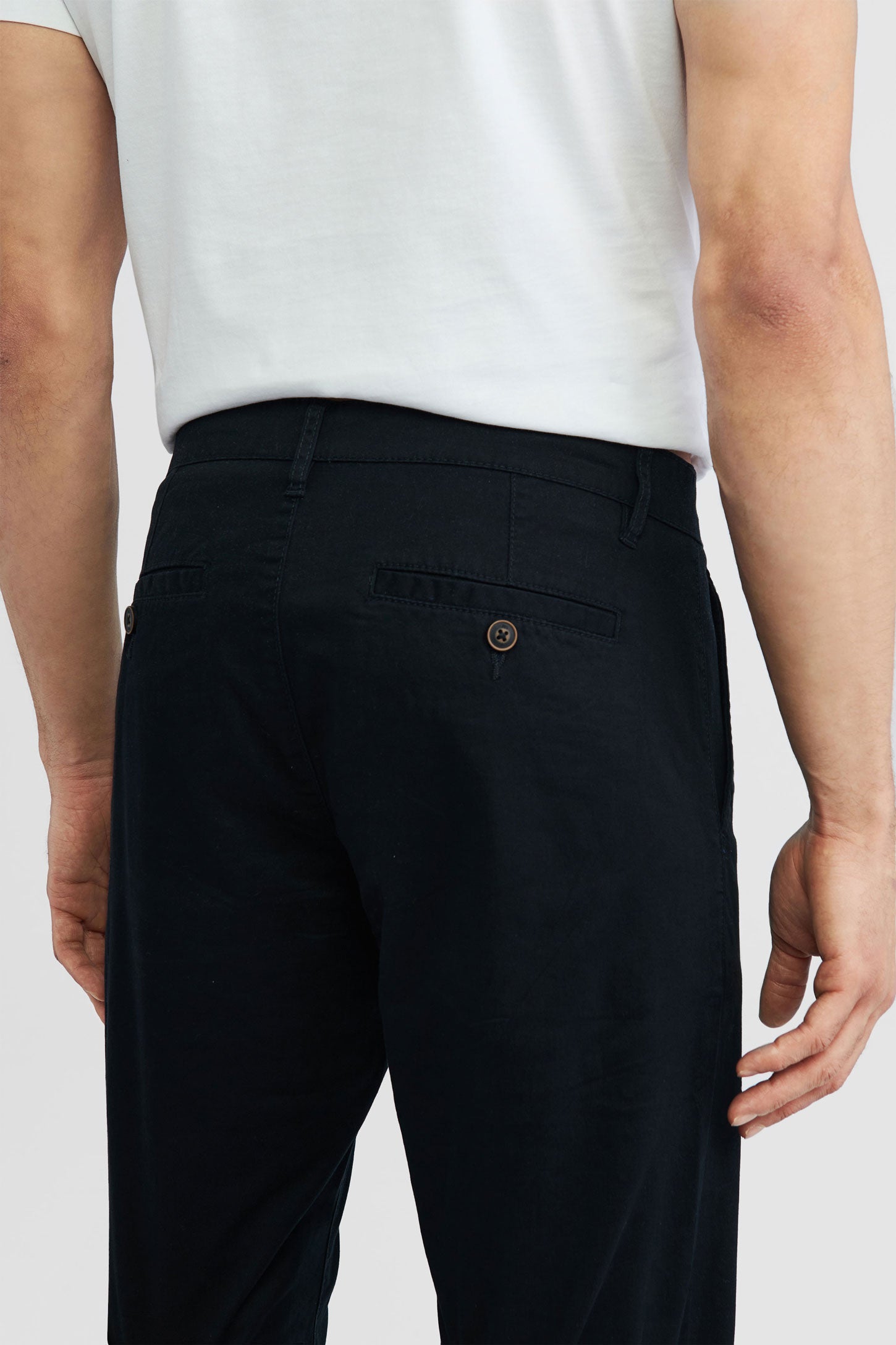 Pantalon chino en twill - Homme && NOIR