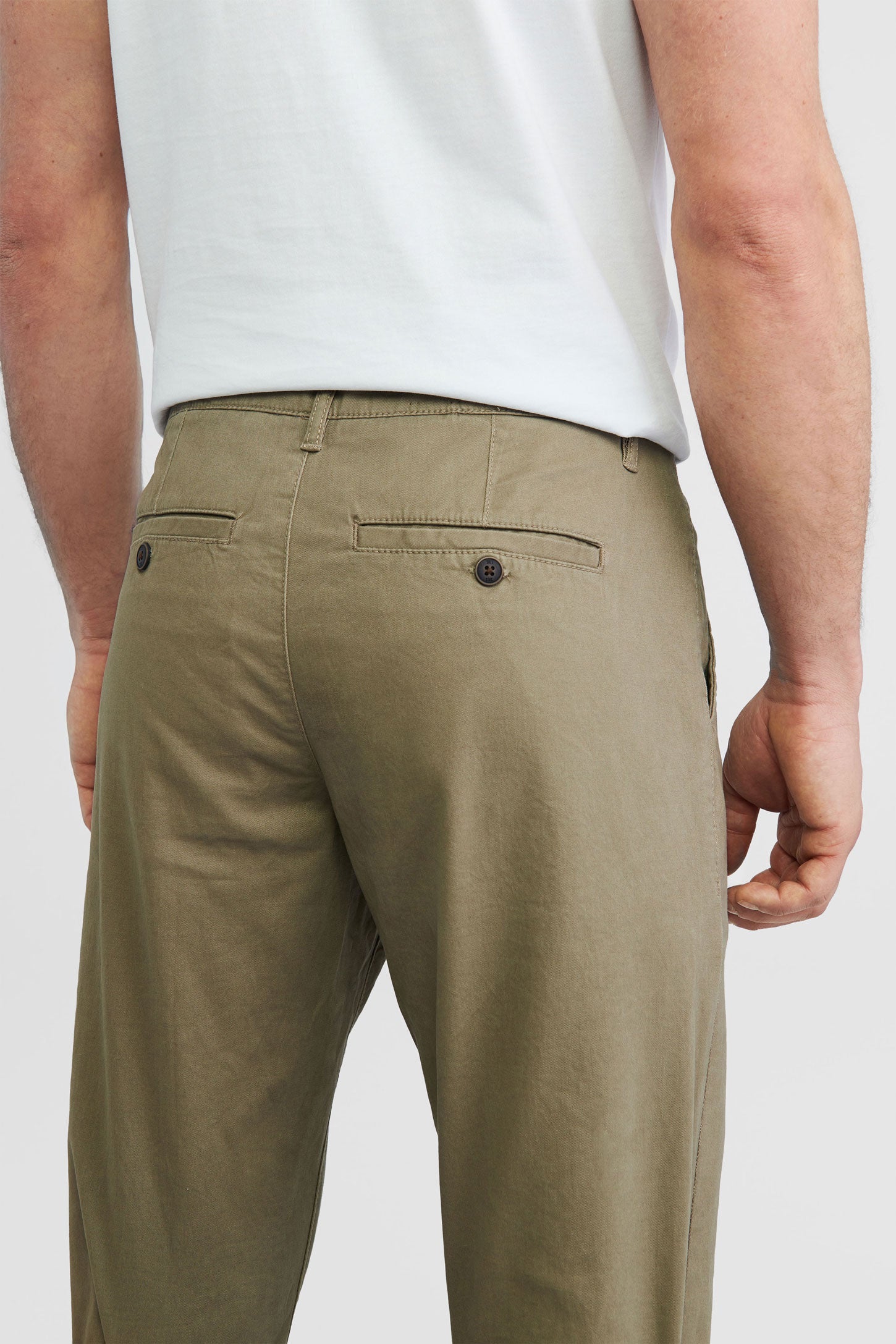 Pantalon chino en twill - Homme && BEIGE