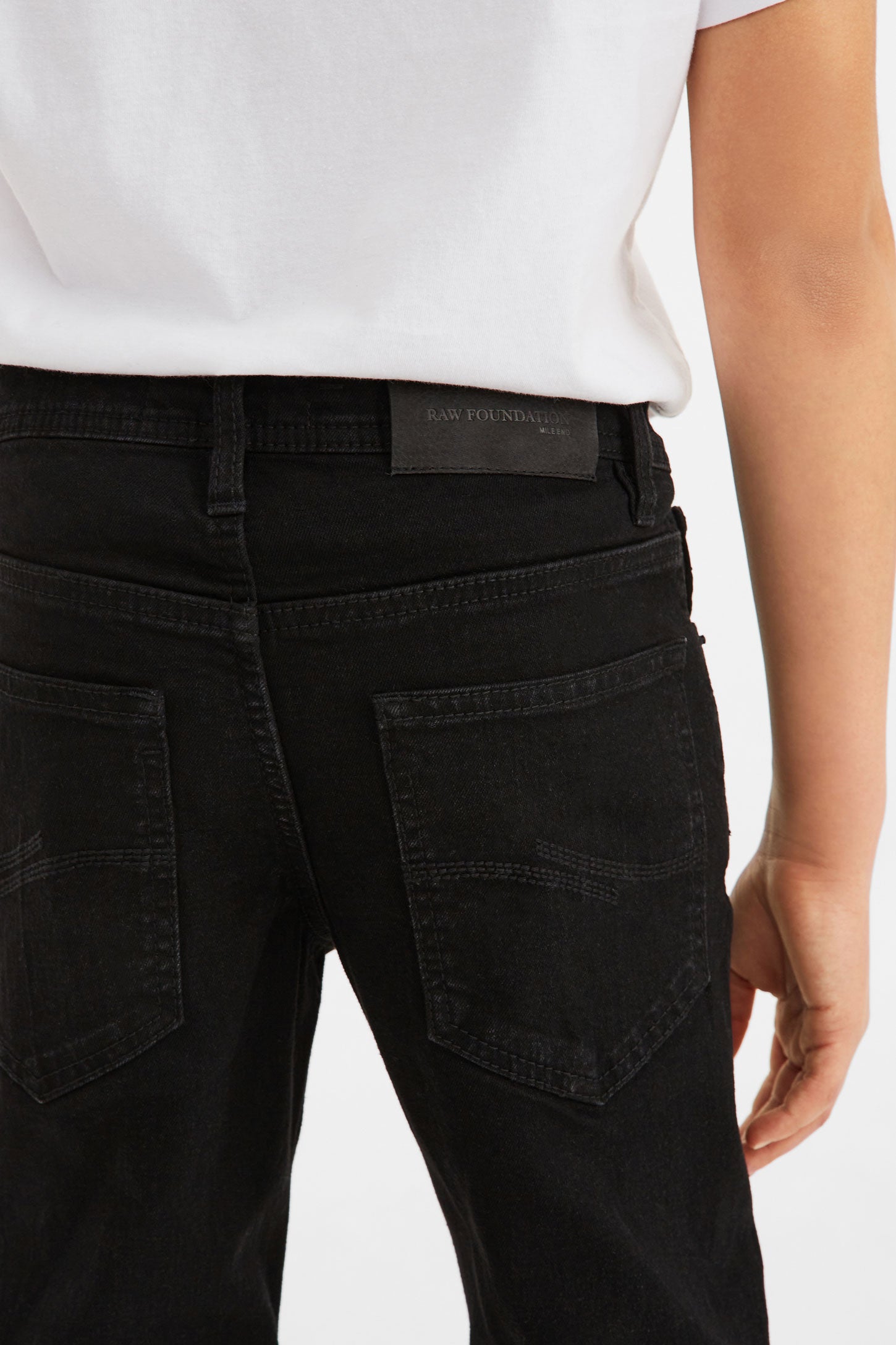 Jeans skinny, noir - Ado gaçon && NOIR