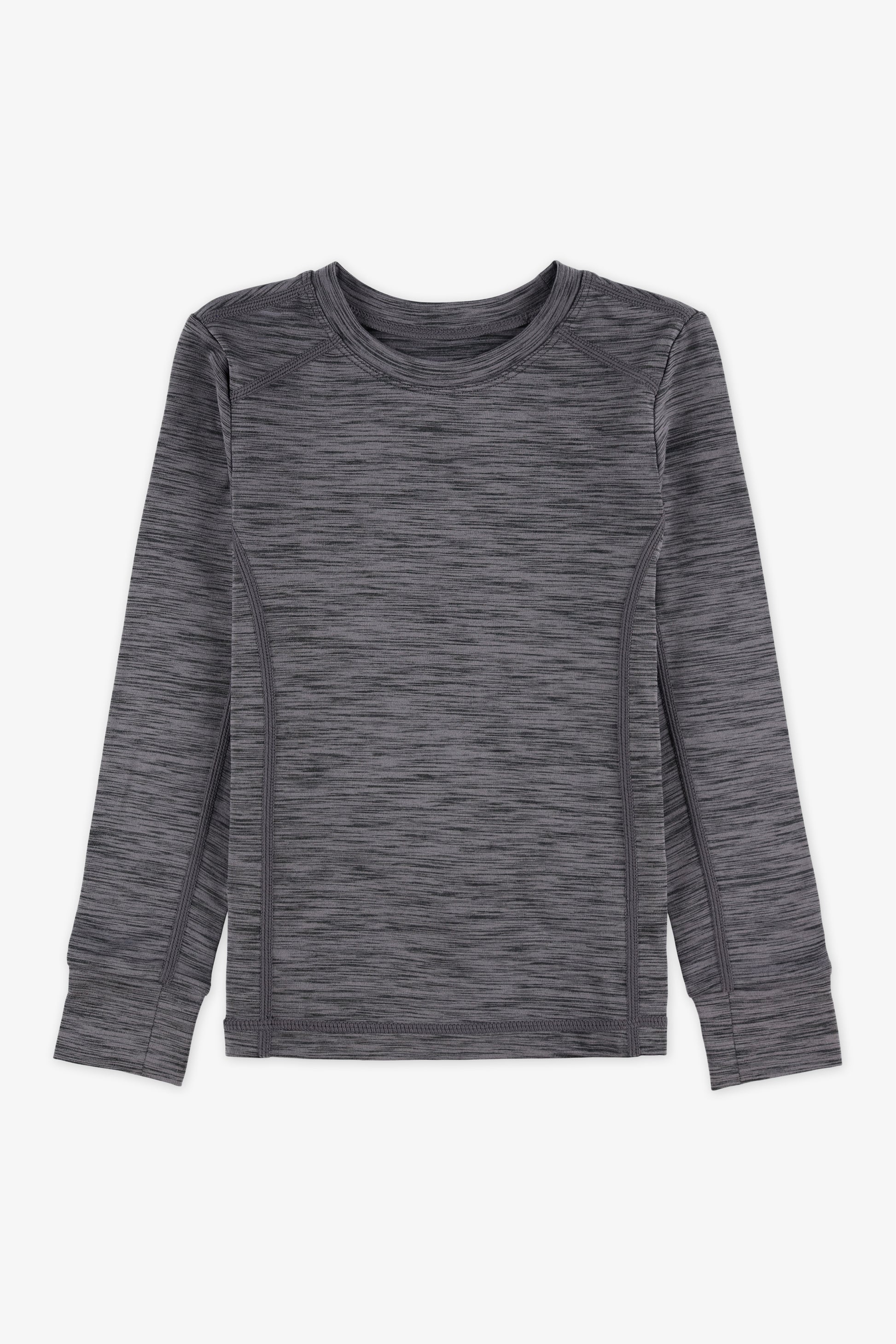 Chandail thermal col mock en microfibre - Bébé garçon && CHARBON MIXTE