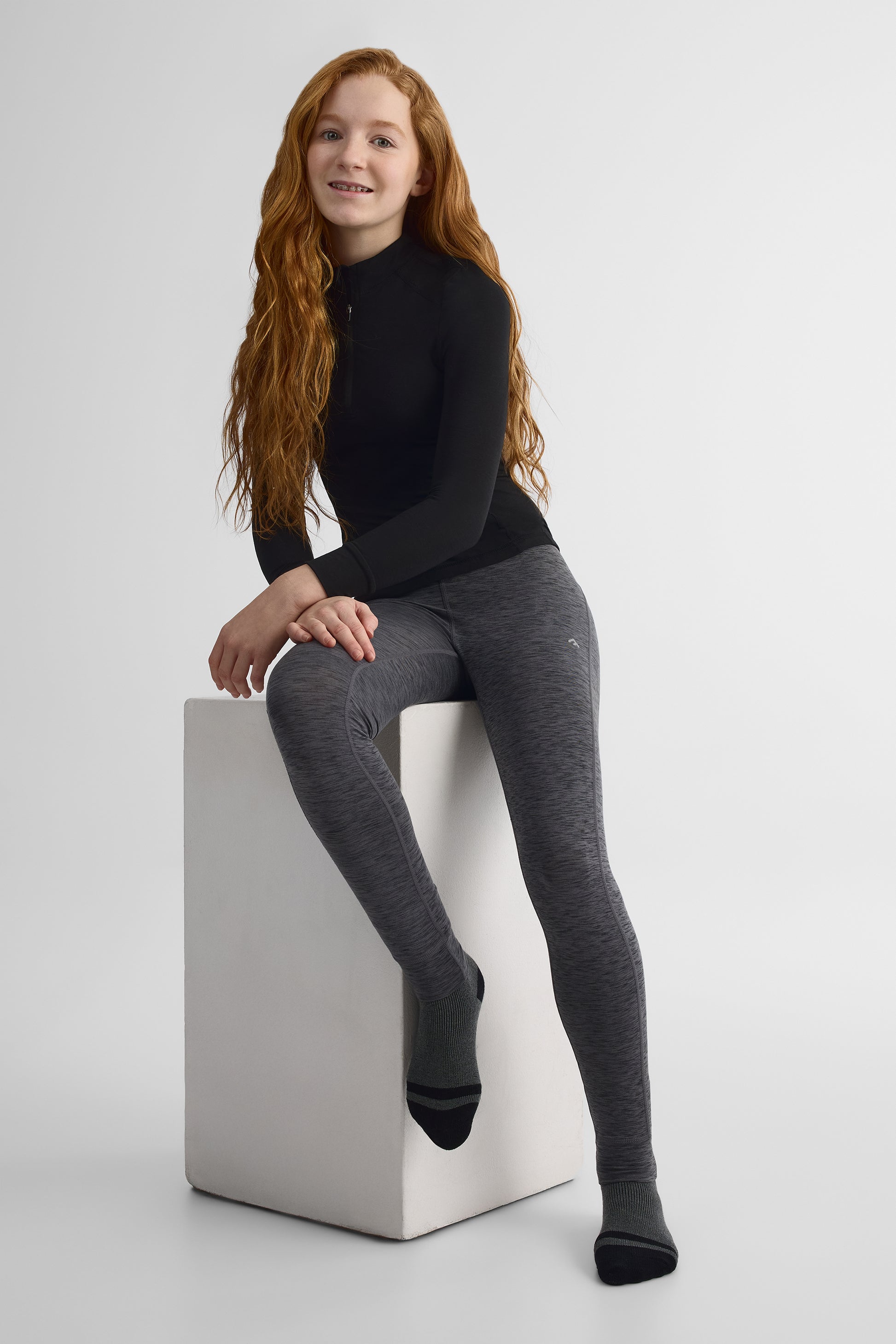 Pantalon décontracté - Ado fille && CHARBON MIXTE