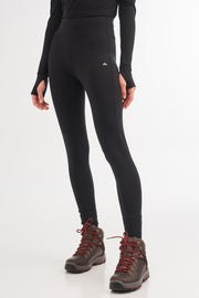 Legging thermal BM en mérinos - Femme && NOIR