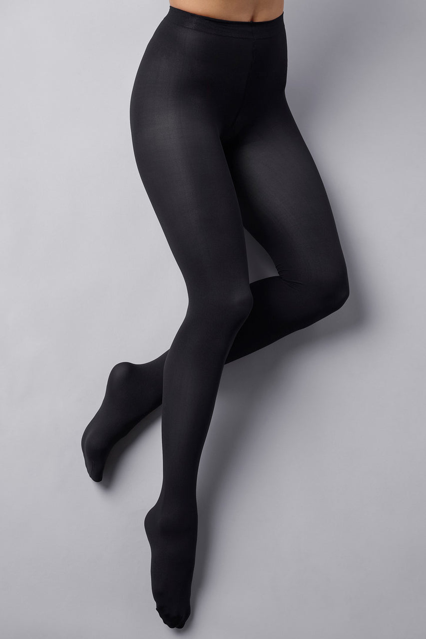 Leggings femme opaques 50 deniers - Noir