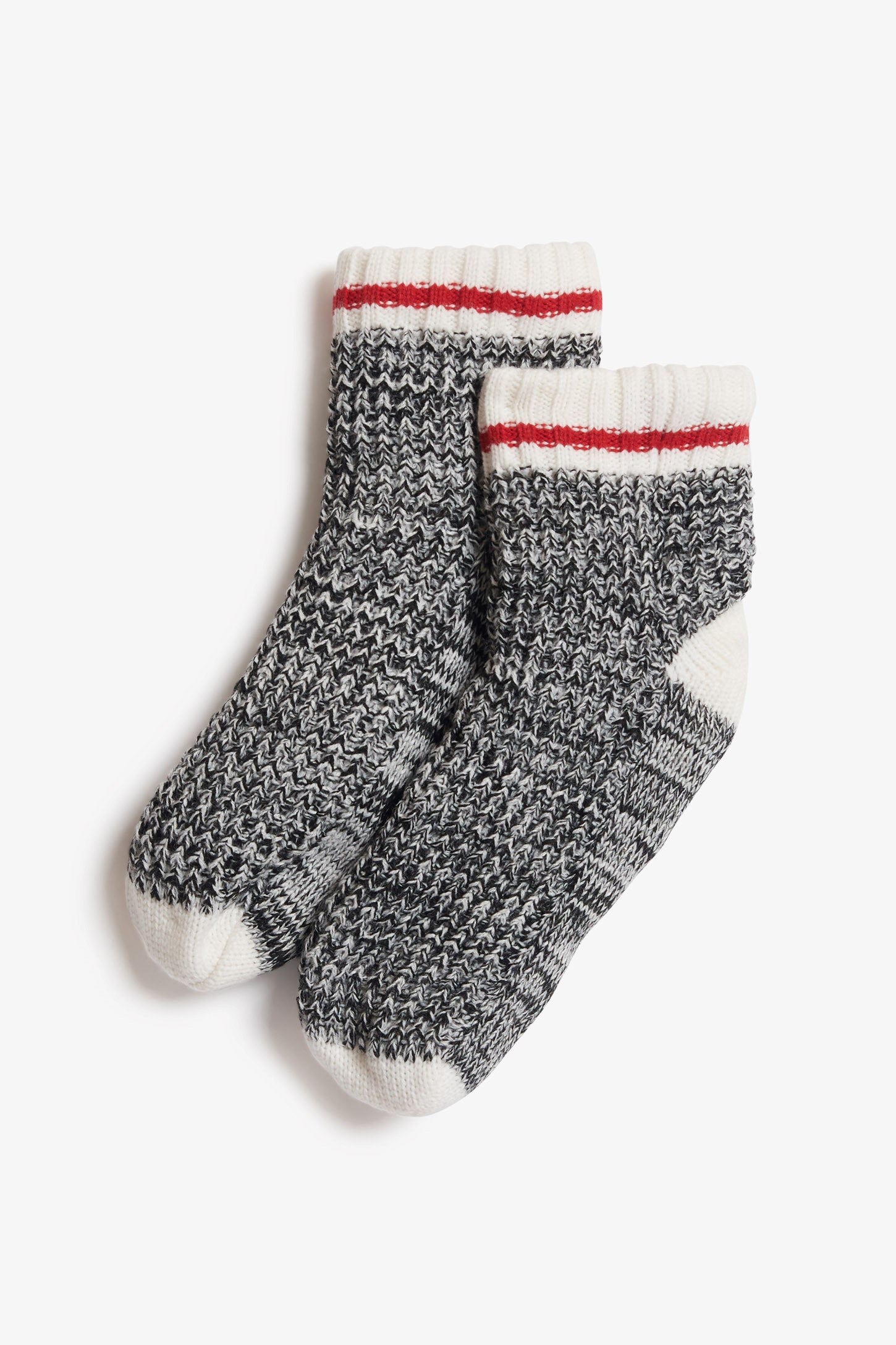 Chaussettes en tricot - Ado garçon && CHARBON MIXTE