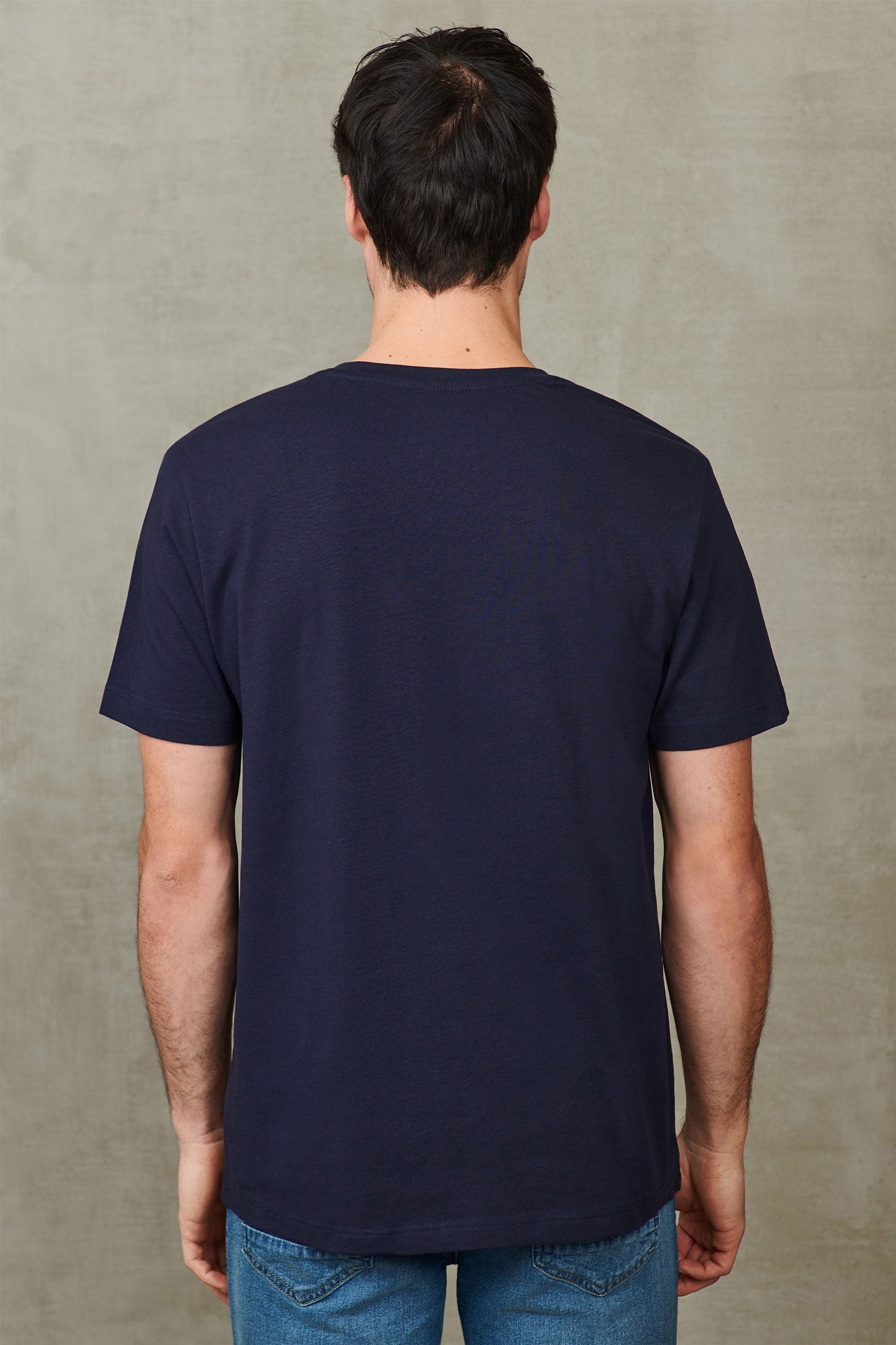 T-shirt col V coton extensible, 5/50$ - Homme && MARIN