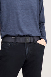 Ceinture en toile de nylon - Homme && CHARBON