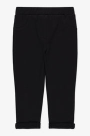 Jegging en coton français - Bébé fille && NOIR