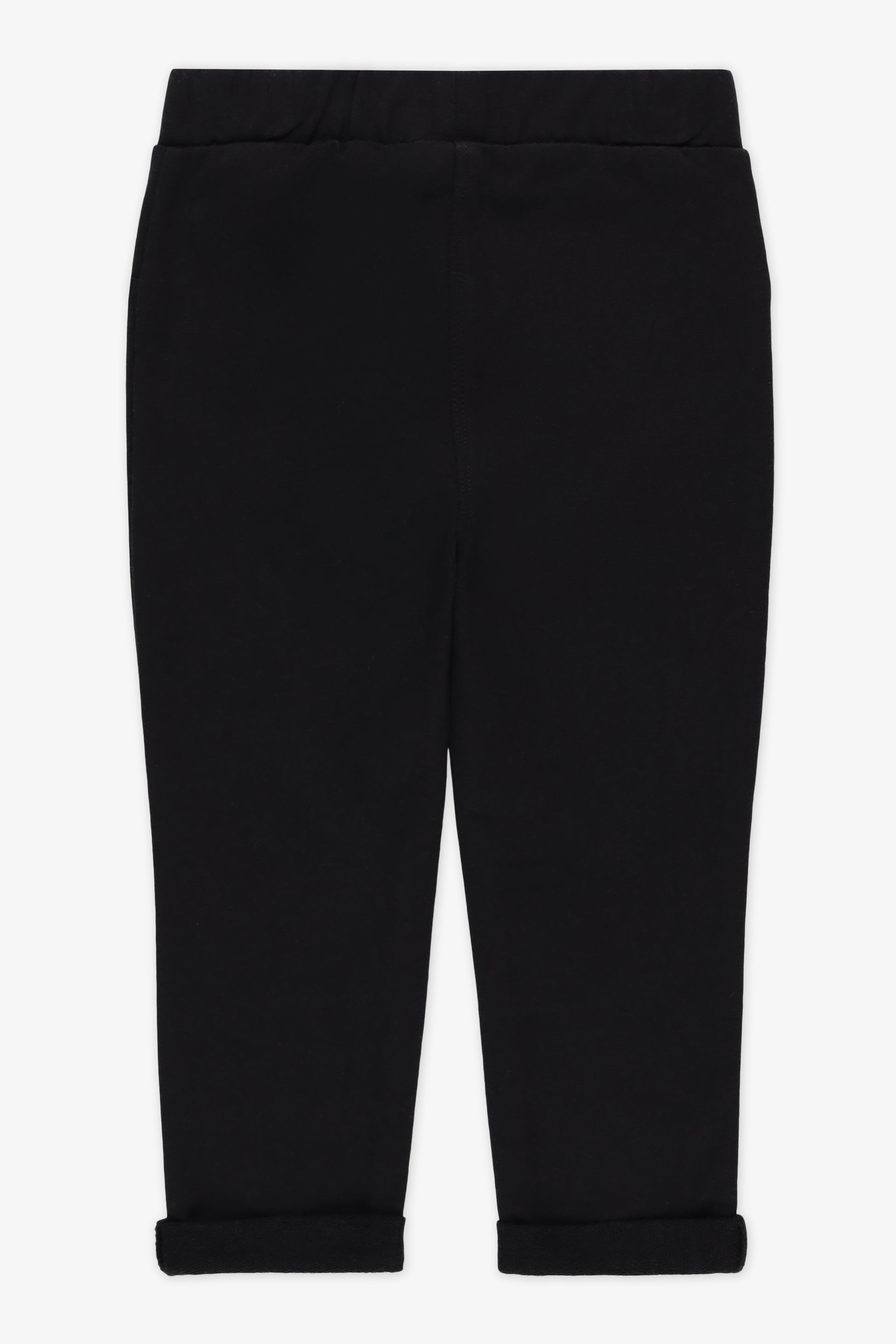 Jegging en coton français - Bébé fille && NOIR