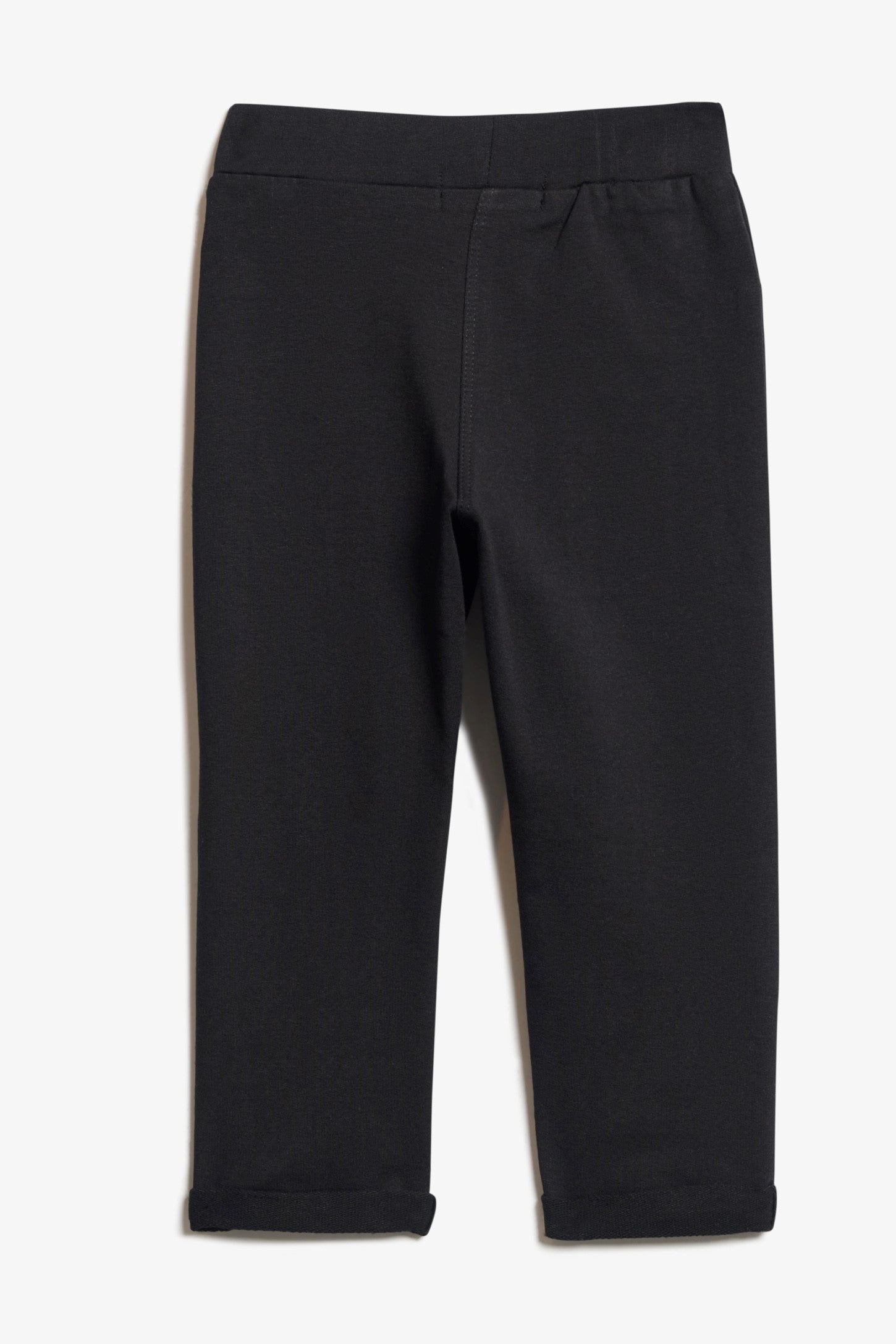 Jegging en coton français, 2T à 3T - Bébé fille && NOIR