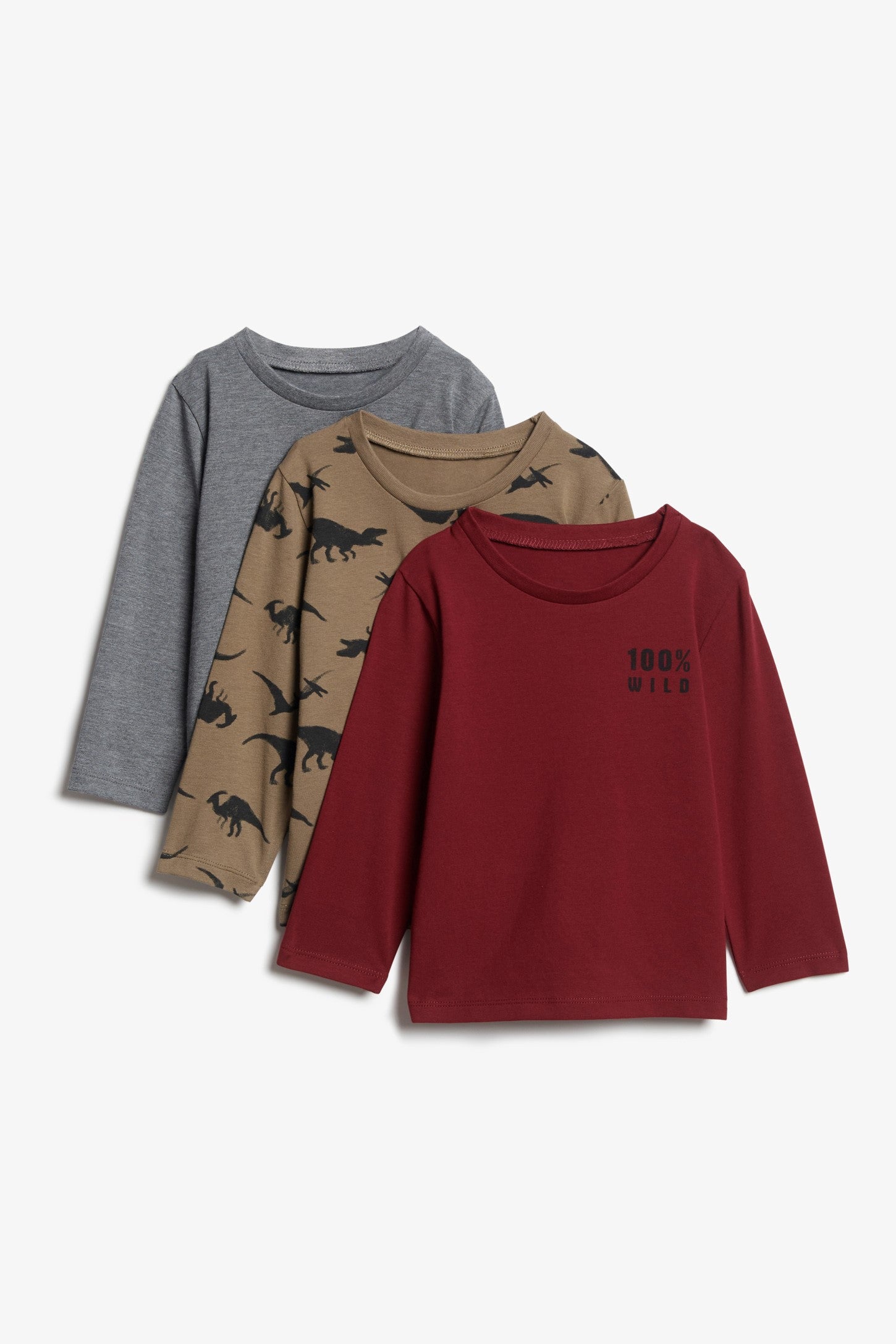 Lot de trois chandails en coton - Bébé garçon && ROUGE