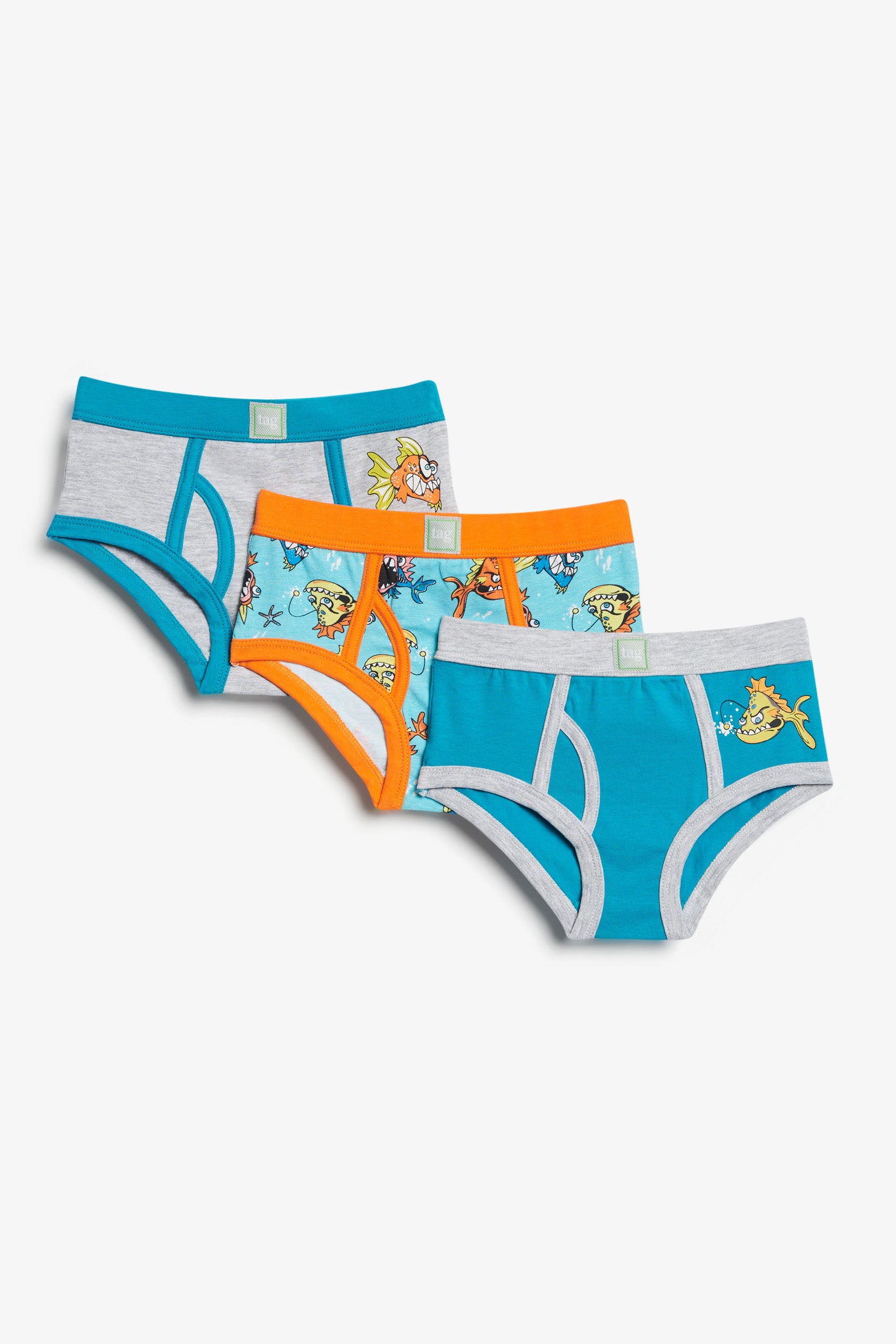 Lot de 3 caleçons imprimés - Enfant garçon && MIX GRIS CLAIR