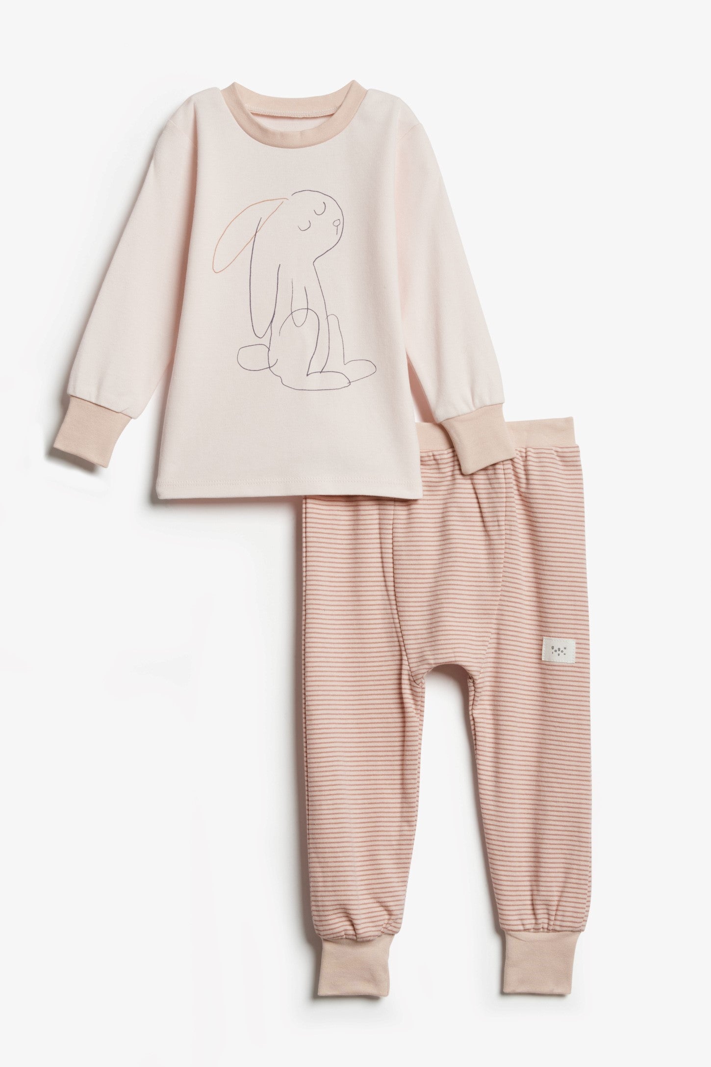 Pyjama 2-pièces imprimé, coton bio, 2T-3T - Bébé && ROSE