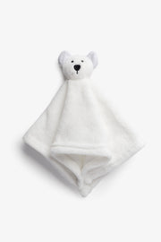 Doudou en peluche à tête d'animal - Bébé && BLANC